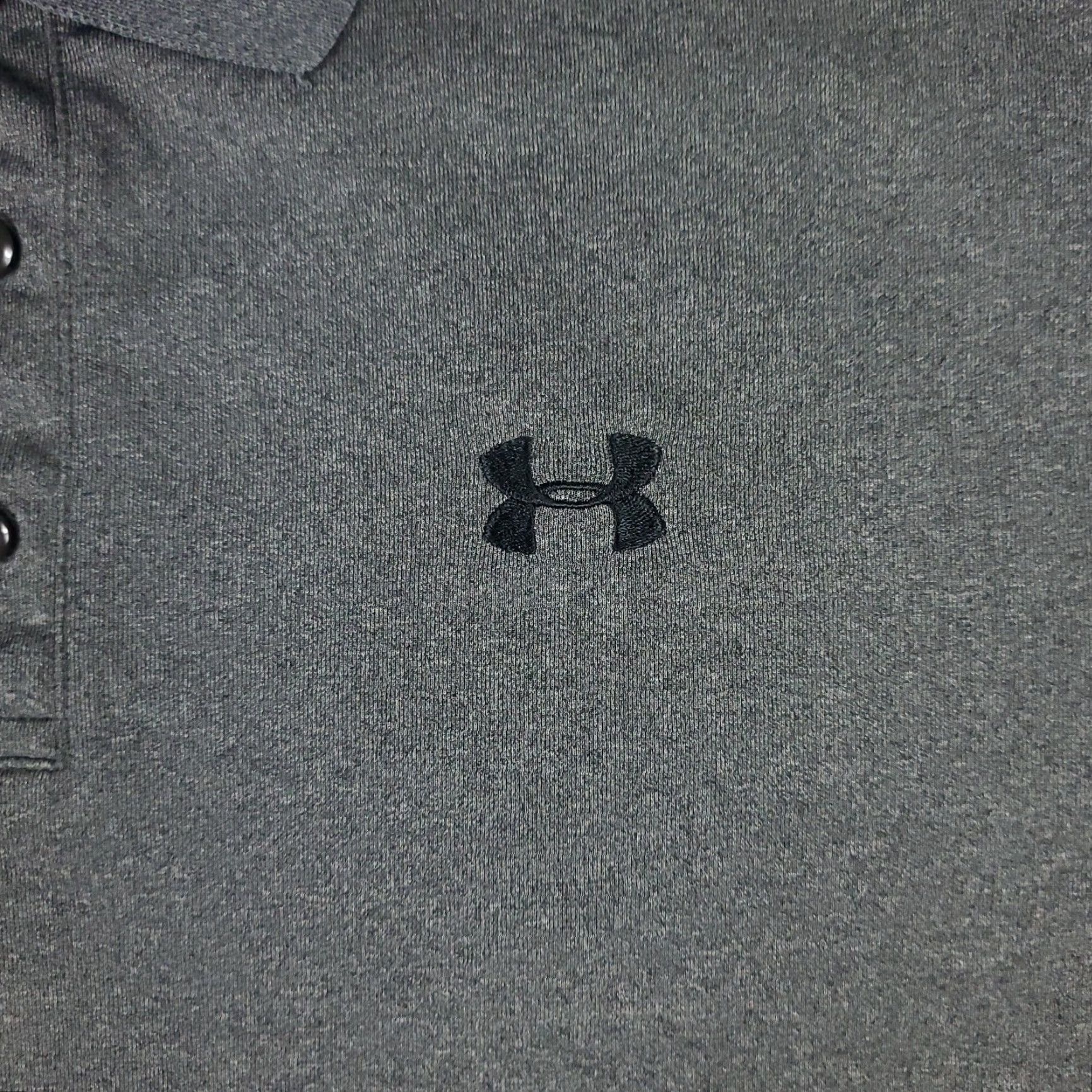 Under Armour Under Armour Polo Shirt Mens 2XL Gray HeatGear Polo Shirt Casual Short Sleeve Logo Stains Size US XXL / EU 58 / 5 - 3 Thumbnail