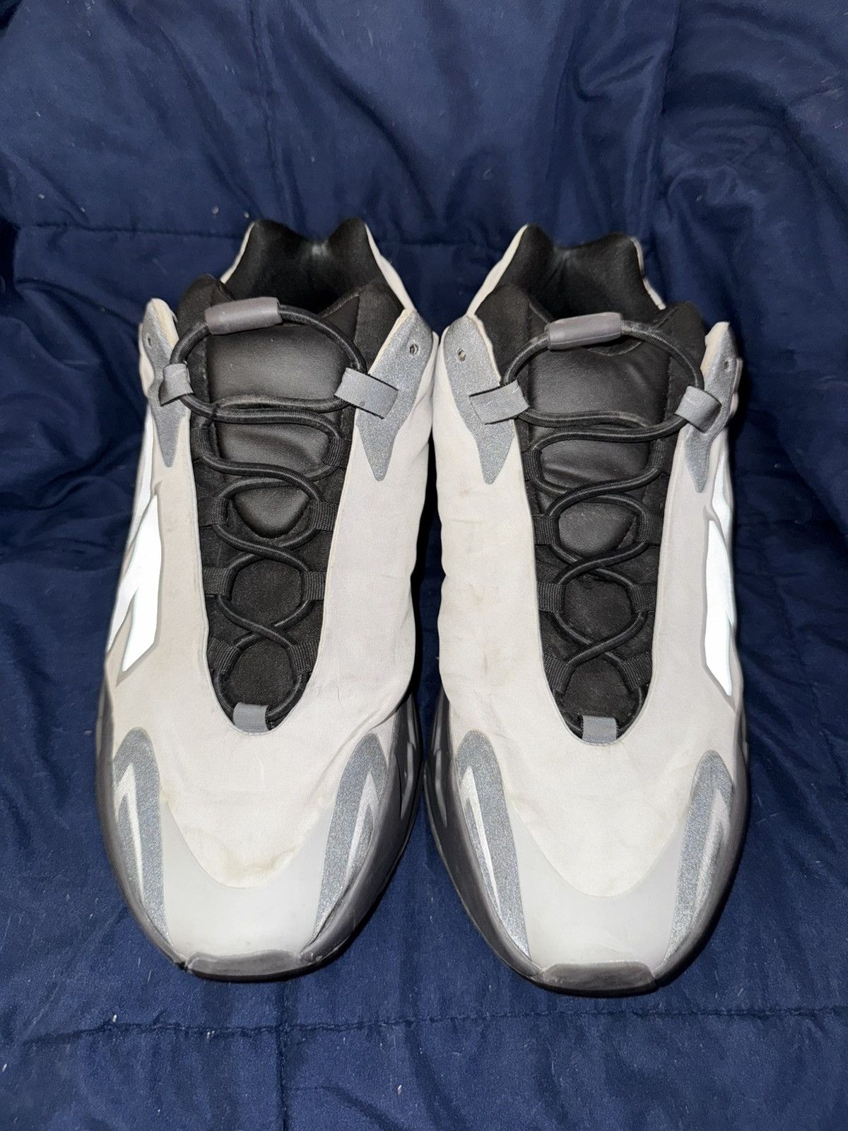 Kanye West × Yeezy YEEZY 700 MNVN SIZE 13 METALLIC (Grey) Size US 13 / EU 46 - 3 Thumbnail