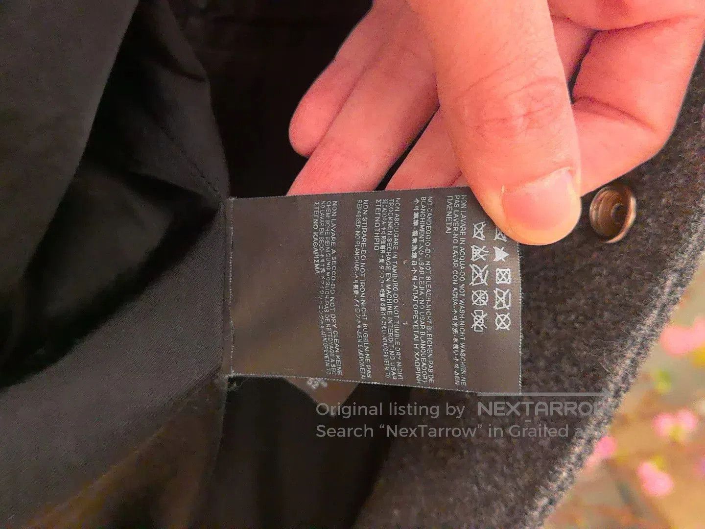 Saint Laurent Paris Saint Laurent Gray Wool Leather Sleeve Jacket. Size US L / EU 52-54 / 3 - 4 Thumbnail
