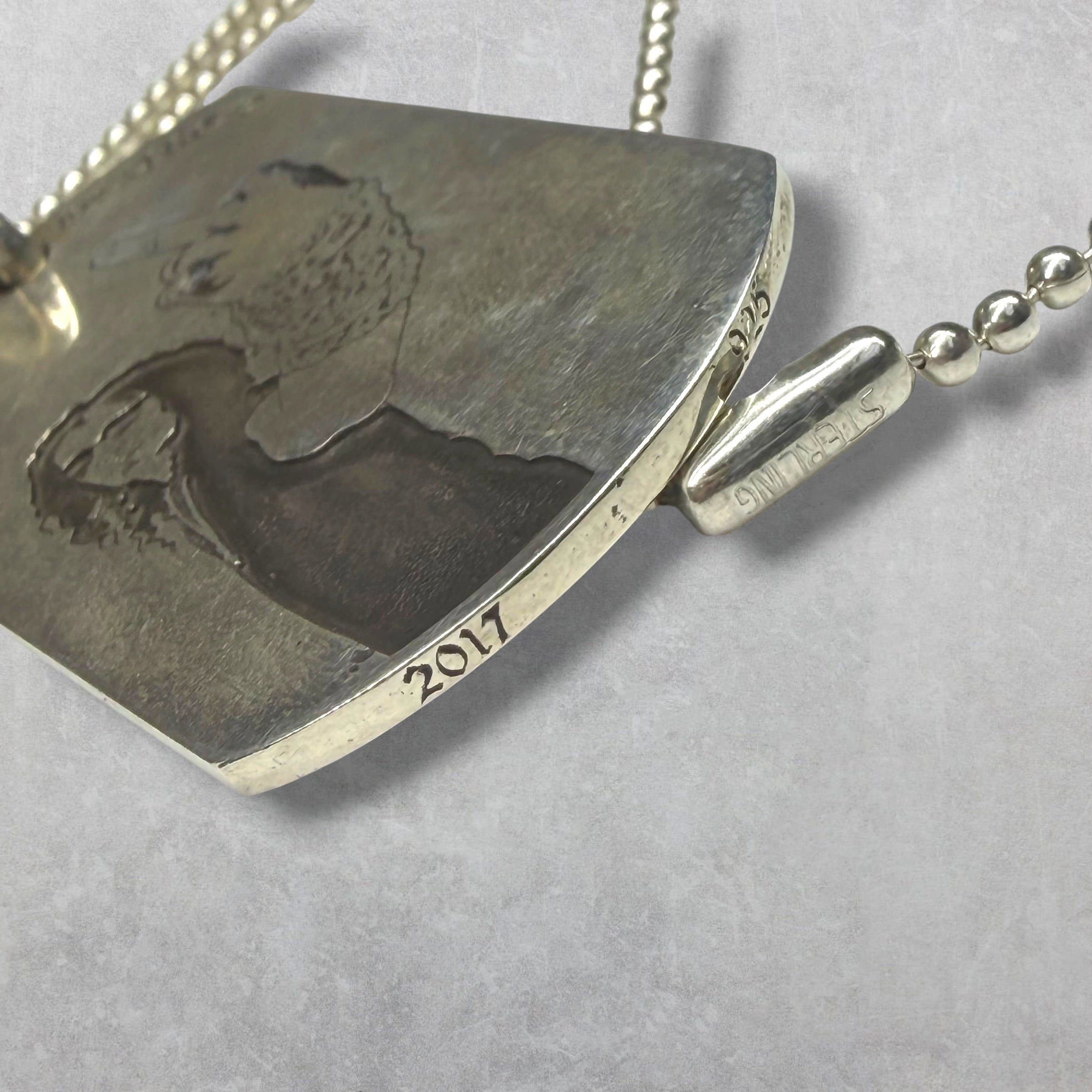 Chrome Hearts Chrome Hearts American Flag Richard Dog Tag w/ Ball Chain Size ONE SIZE - 3 Thumbnail