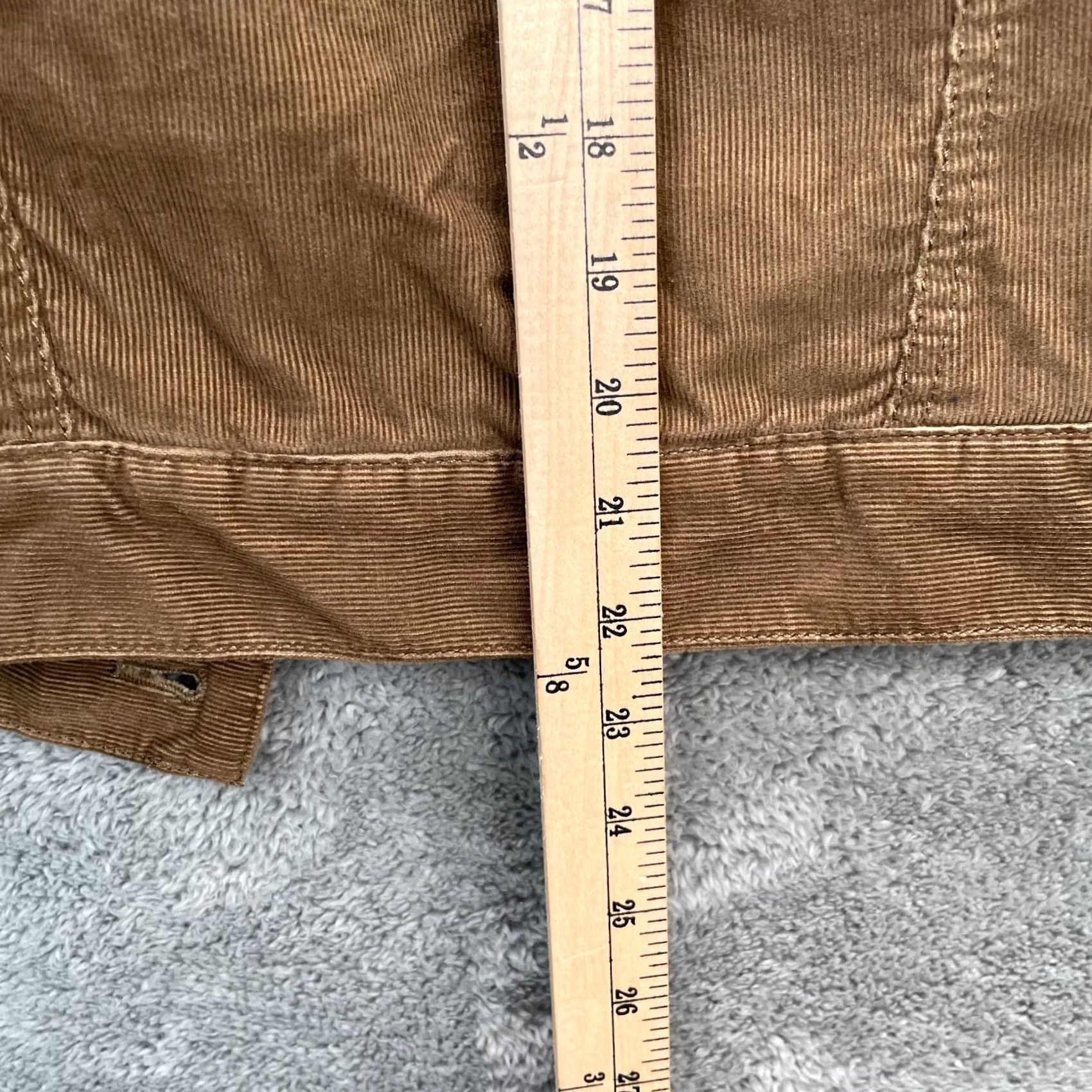Banana Republic Banana Republic Womens Extra Small Brown Sherpa Corduroy Trucker Coat Size XS / US 0-2 / IT 36-38 - 6 Thumbnail