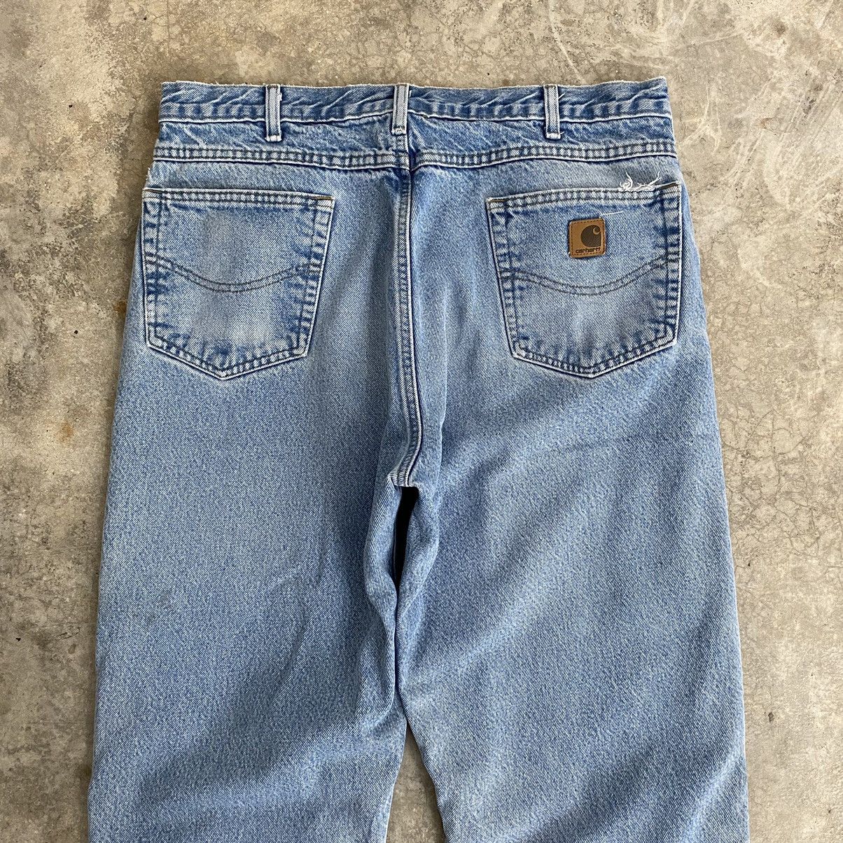 Carhartt Vintage Carhartt Blanket Lined Relaxed Fit Denim Jeans Size US 35 - 21 Thumbnail