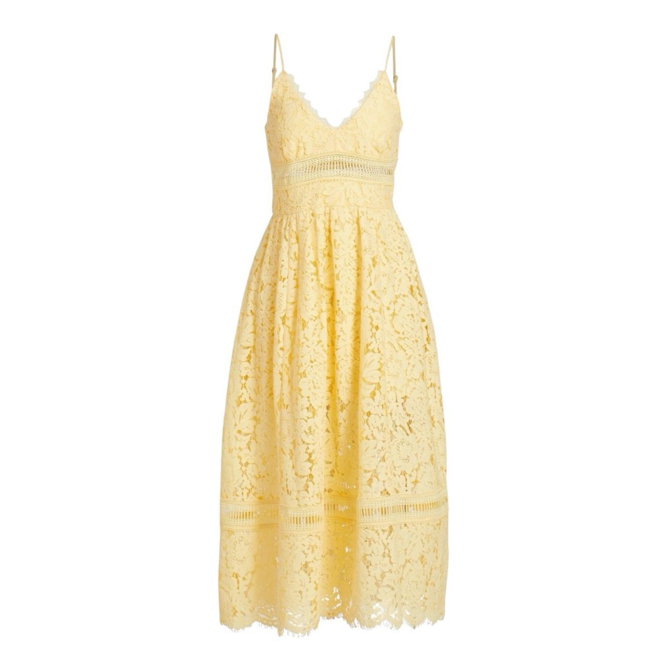 Generation Love Generation Love Emma Lace Maxi Dress NWT Citrine Yellow Med Size M / US 6-8 / IT 42-44 - 5 Thumbnail