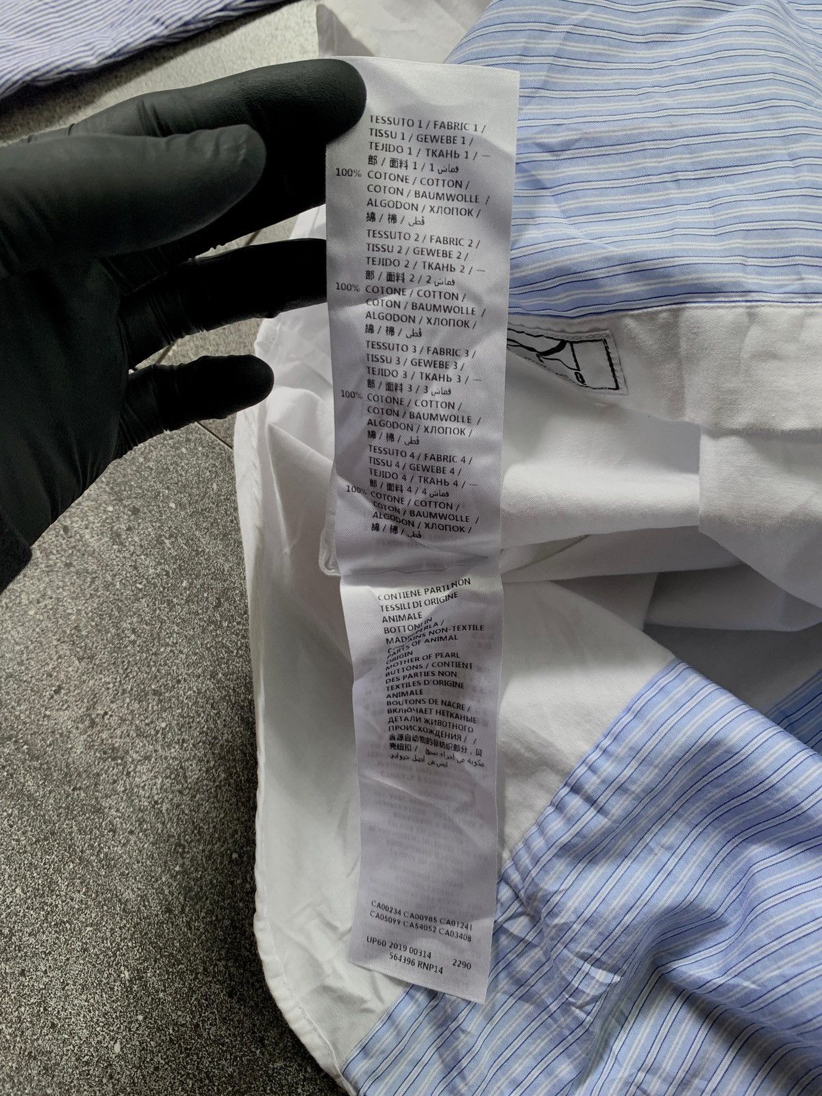Alexander McQueen FREE TAX! Patchworked Longsleeve Shirt Size US M / EU 48-50 / 2 - 9 Thumbnail
