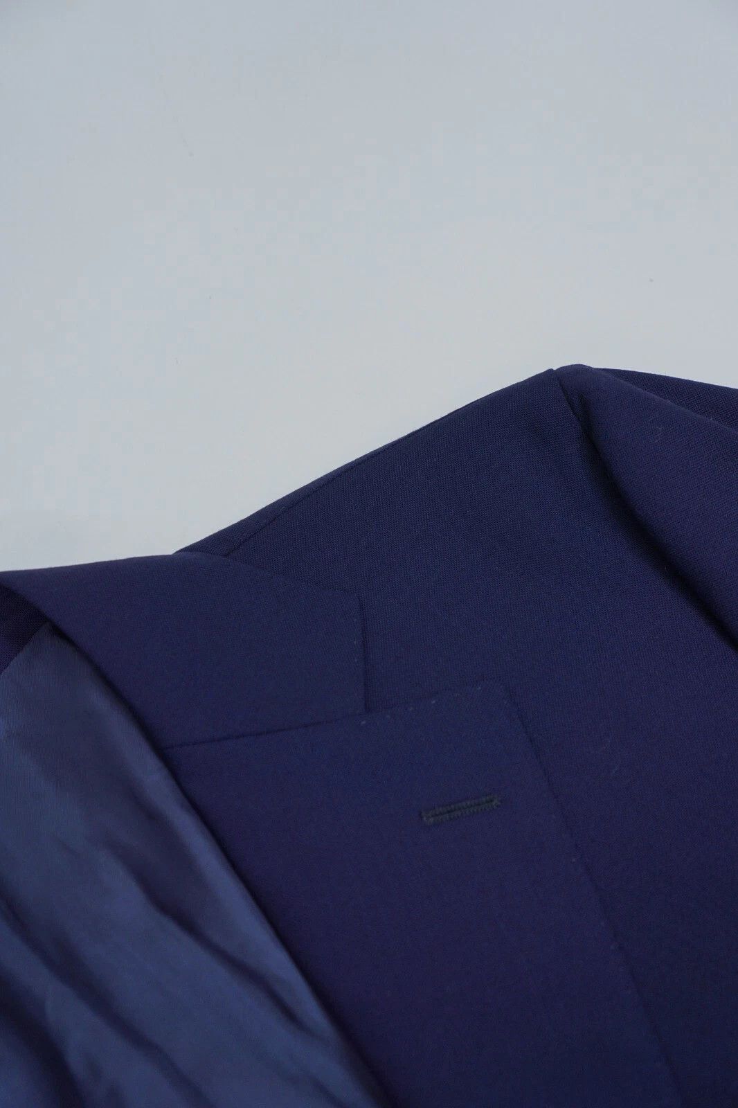 Suitsupply Men Suitsupply Blazer La Spalla Blue Wool Huddersfield US42 Size 42R - 4 Thumbnail