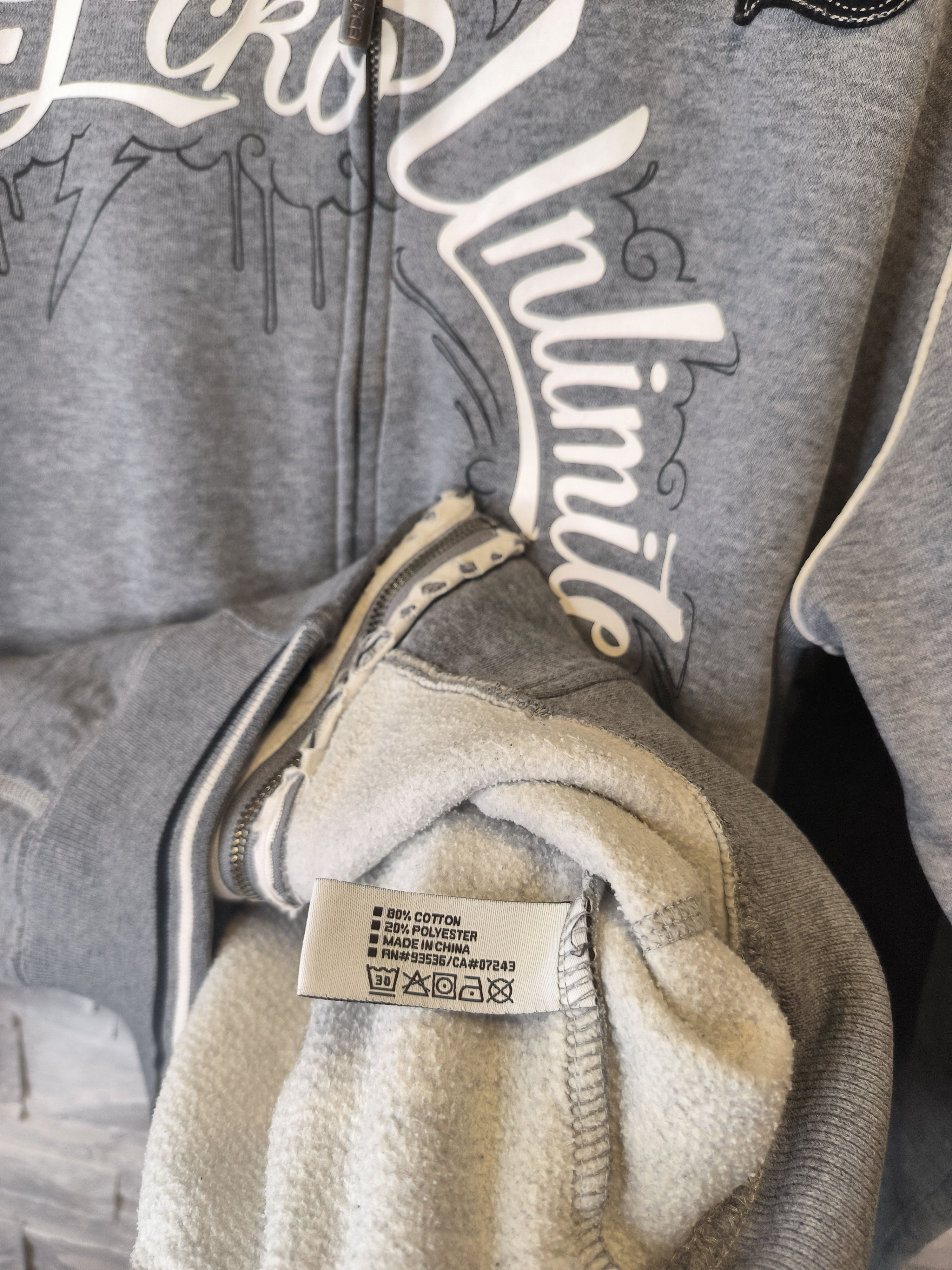 Ecko Unltd. Vintage Ecko Zip Sweatshirt Logo Gray Size US M / EU 48-50 / 2 - 5 Thumbnail