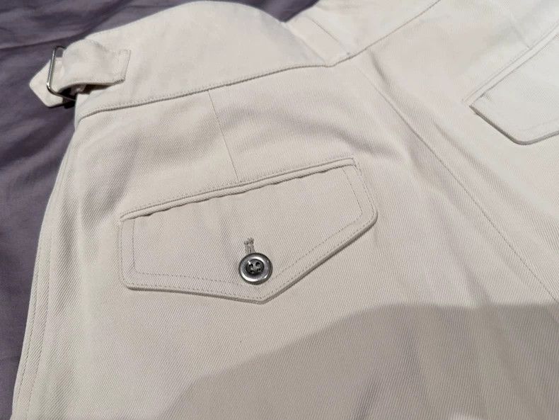 Loro Piana LORO PIANA Linen Beige Shorts Size 25" / US 0 / IT 36 - 8 Thumbnail