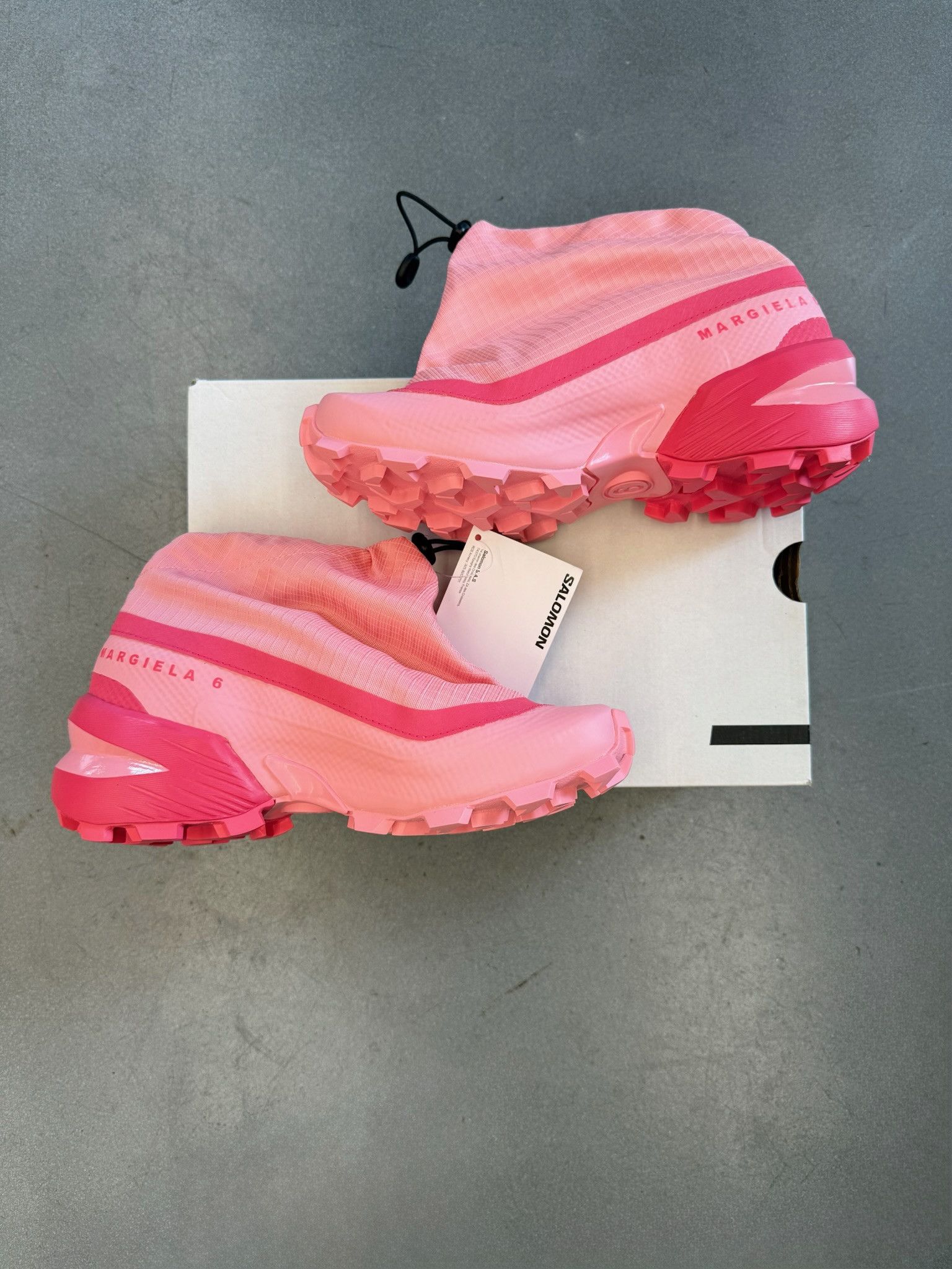 Maison Margiela × Salomon 2024 Salomon Cross Low MM6 Maison Margiela Flamingo Pink Size US 7.5 / IT 37.5 - 2 Thumbnail