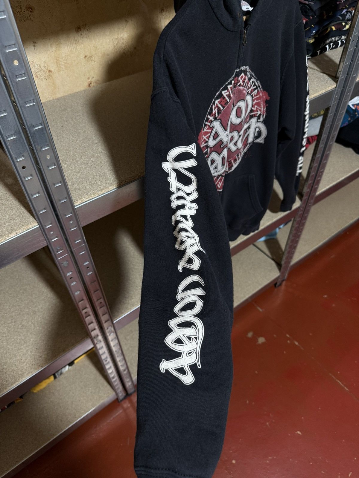Band Tees × Vintage Vintage 90’s Amon Amarch One Against All Hoodie Y2K Hype Size US L / EU 52-54 / 3 - 5 Thumbnail