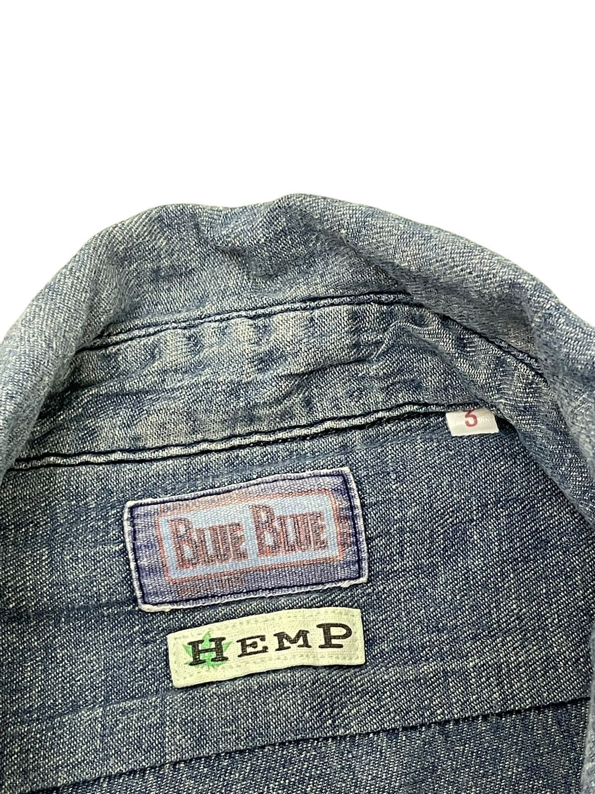 Blue Blue Japan Hemp Linen Blue Blue Japan Westerner Shirt 6🟩0 Size US M / EU 48-50 / 2 - 7 Thumbnail