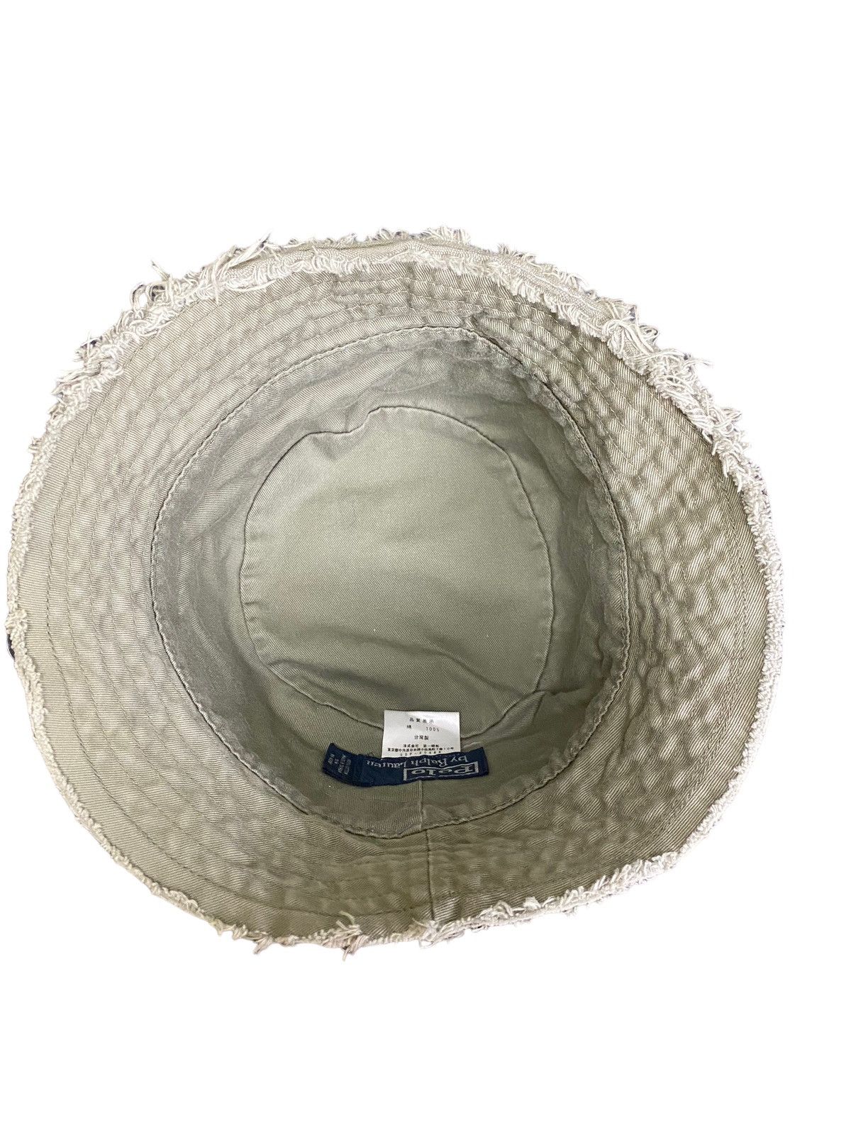 Polo Ralph Lauren VTG Distress Polo RL Bucket Hat Size ONE SIZE - 7 Thumbnail