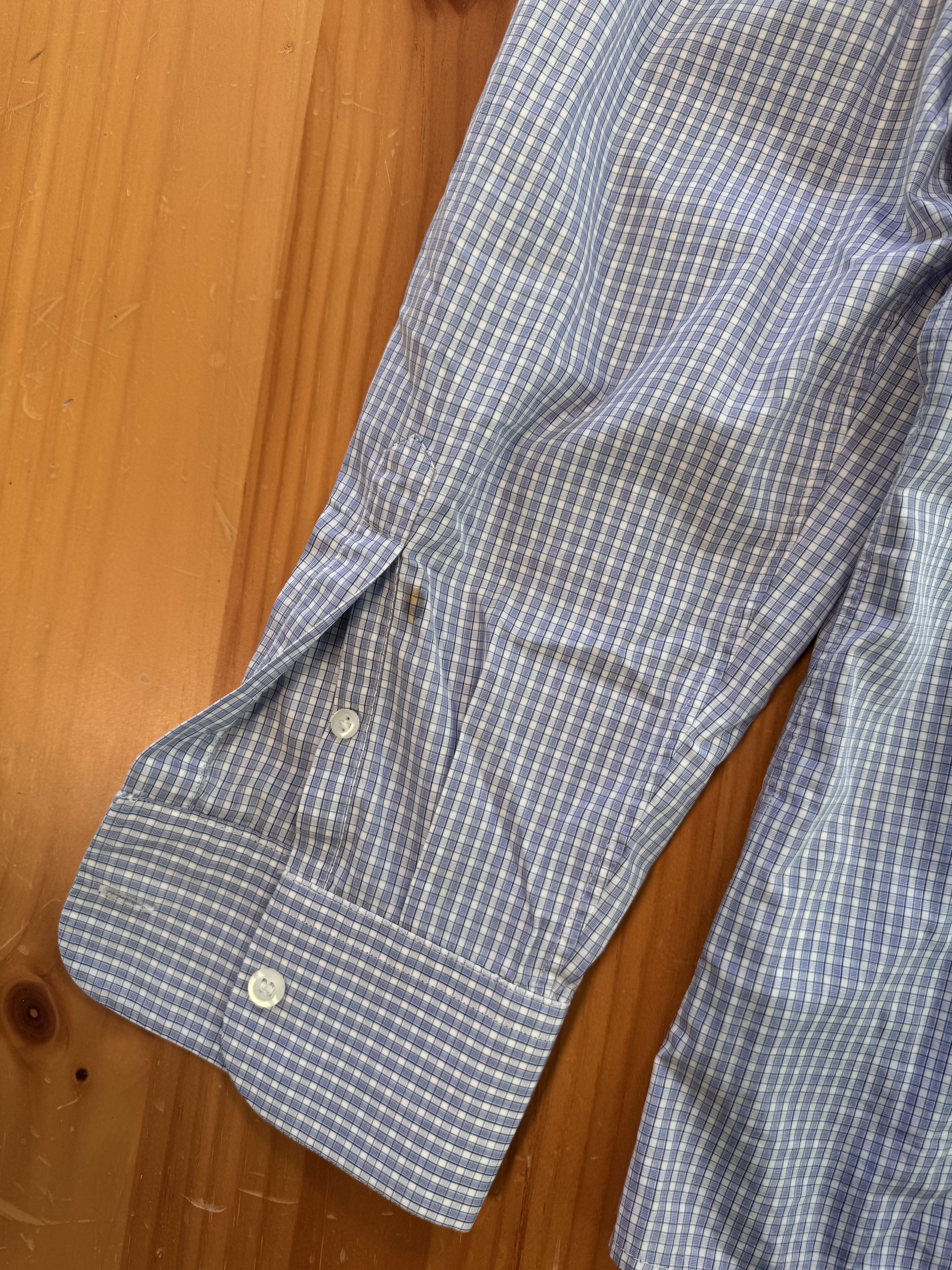 Prada Prada Vintage Dress Shirt Plaid Size US S / EU 44-46 / 1 - 9 Thumbnail