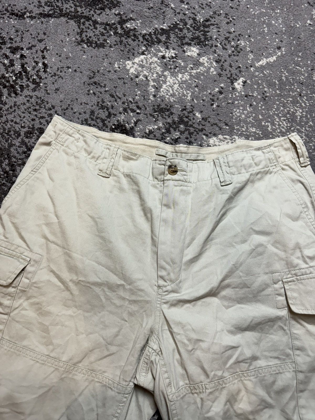 Designer × Polo Ralph Lauren Polo Ralph Lauren Cargo Old Money Shorts Size US 35 - 3 Thumbnail
