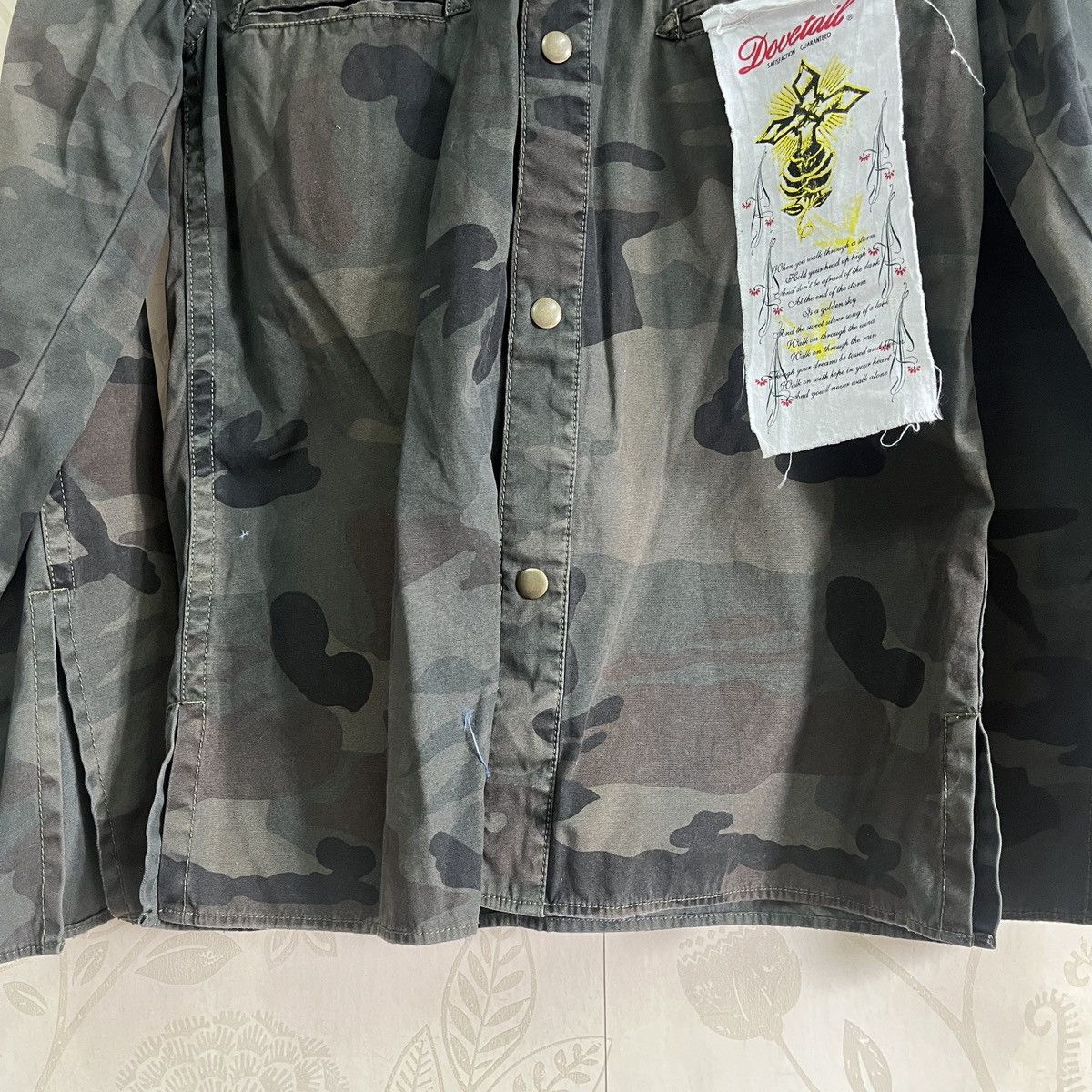 Hysteric Glamour × Seditionaries Vintage Wacko Maria Dovetail Skull Camouflage Jacket Size US M / EU 48-50 / 2 - 9 Thumbnail