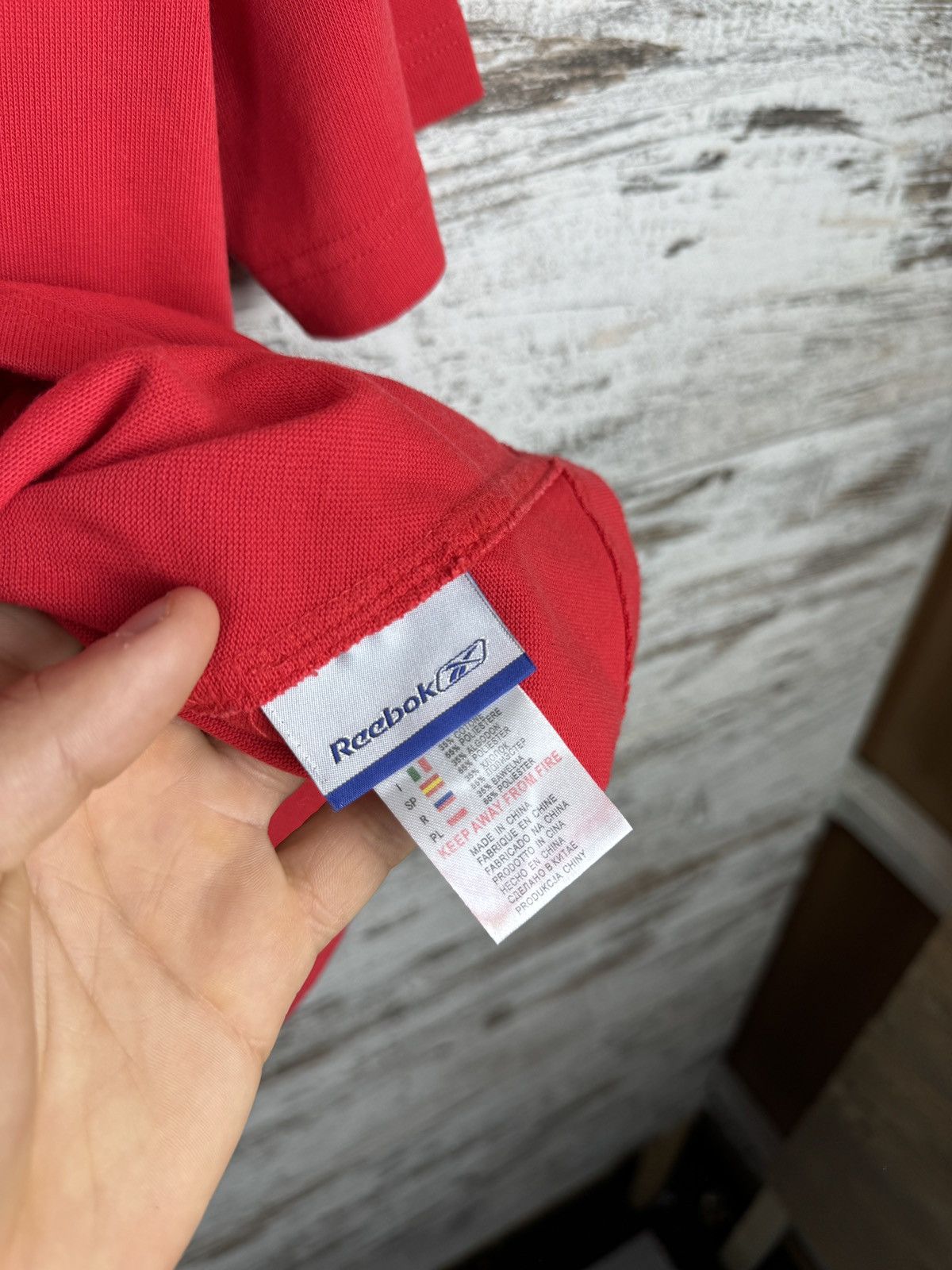 Reebok × Vintage Mens Vintage Reebok Union Wales rugby jersey national team Size US L / EU 52-54 / 3 - 11 Thumbnail