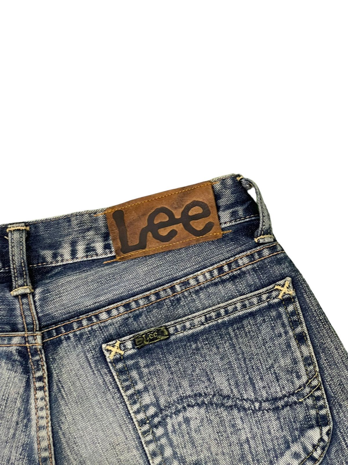 Lee Flare Jeans Lee Japan Faded Distress Low Rise Boot Cut 7🟦2 Size US 28 / EU 44 - 18 Thumbnail