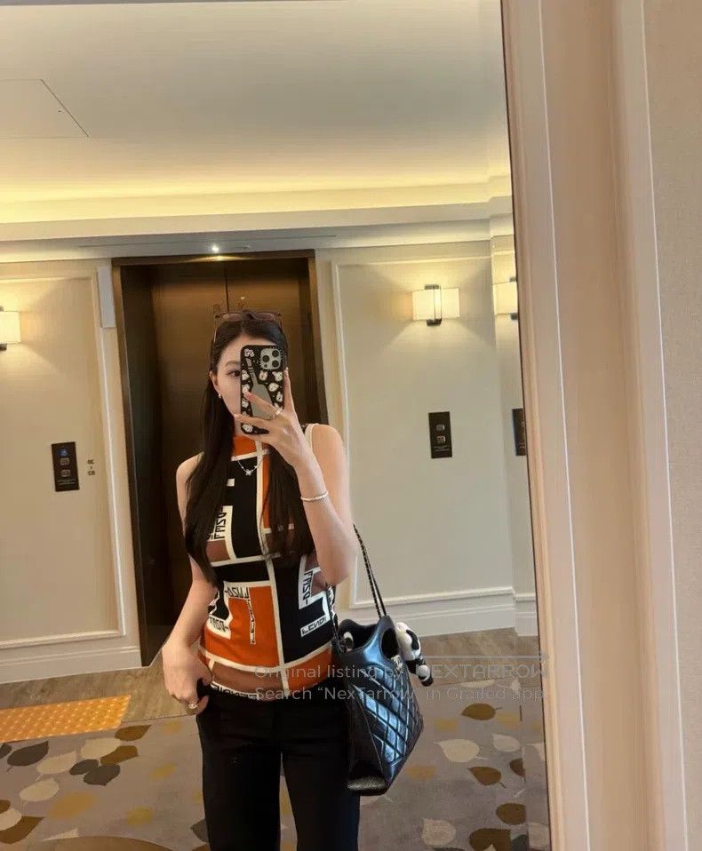 Fendi Fendi Double F Jacquard Printed Signature Letter Logo Geom Size XS / US 0-2 / IT 36-38 - 7 Thumbnail
