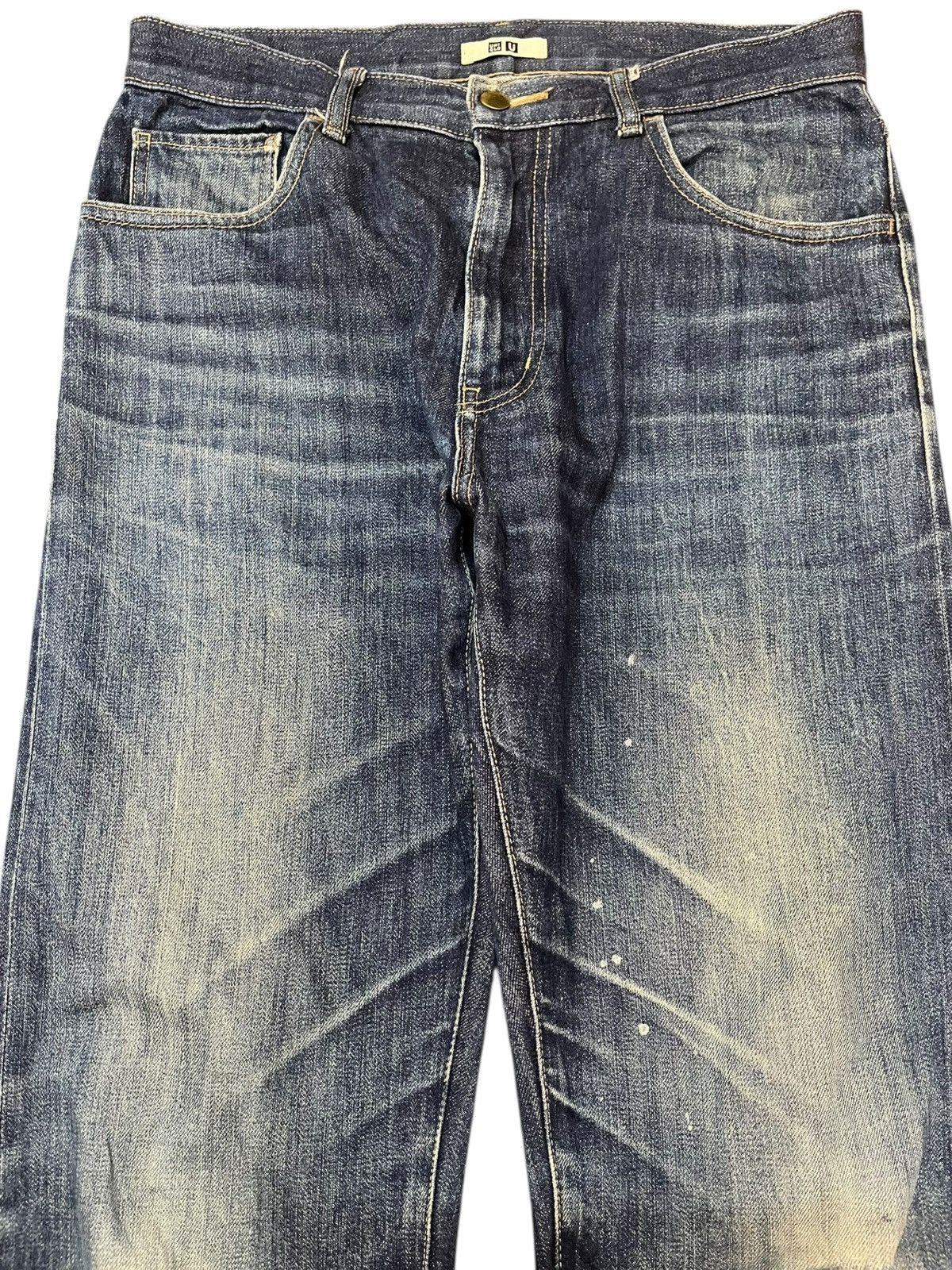 Christophe Lemaire × Jun Takahashi × Uniqlo Vintage Uniqlo U Selvedge Distressed Denim Size US 31 - 2 Thumbnail