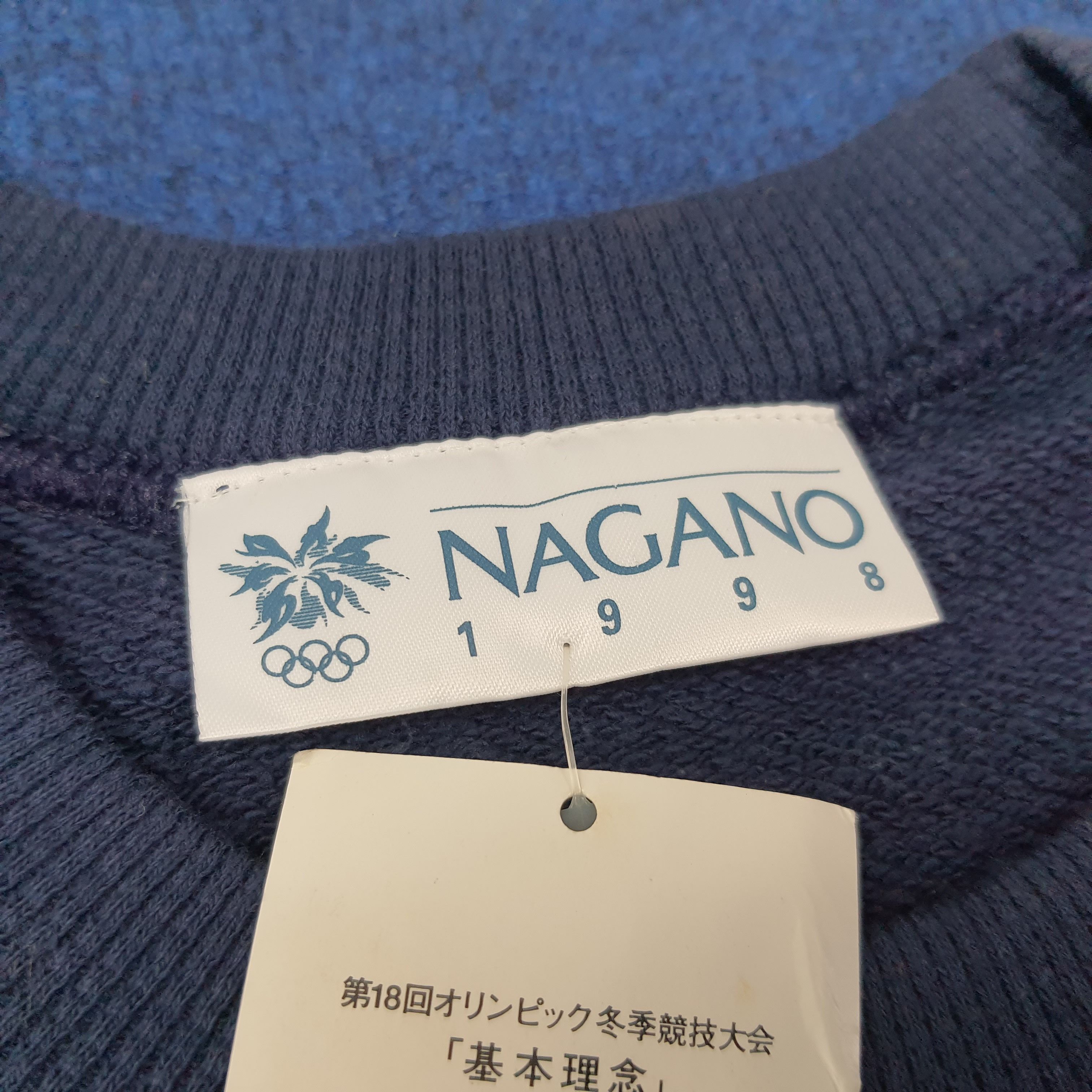 Japanese Brand × Vintage Vintage NAGANO 1998 Olympic Winter Game 90s Sweatshirt Size US M / EU 48-50 / 2 - 6 Thumbnail