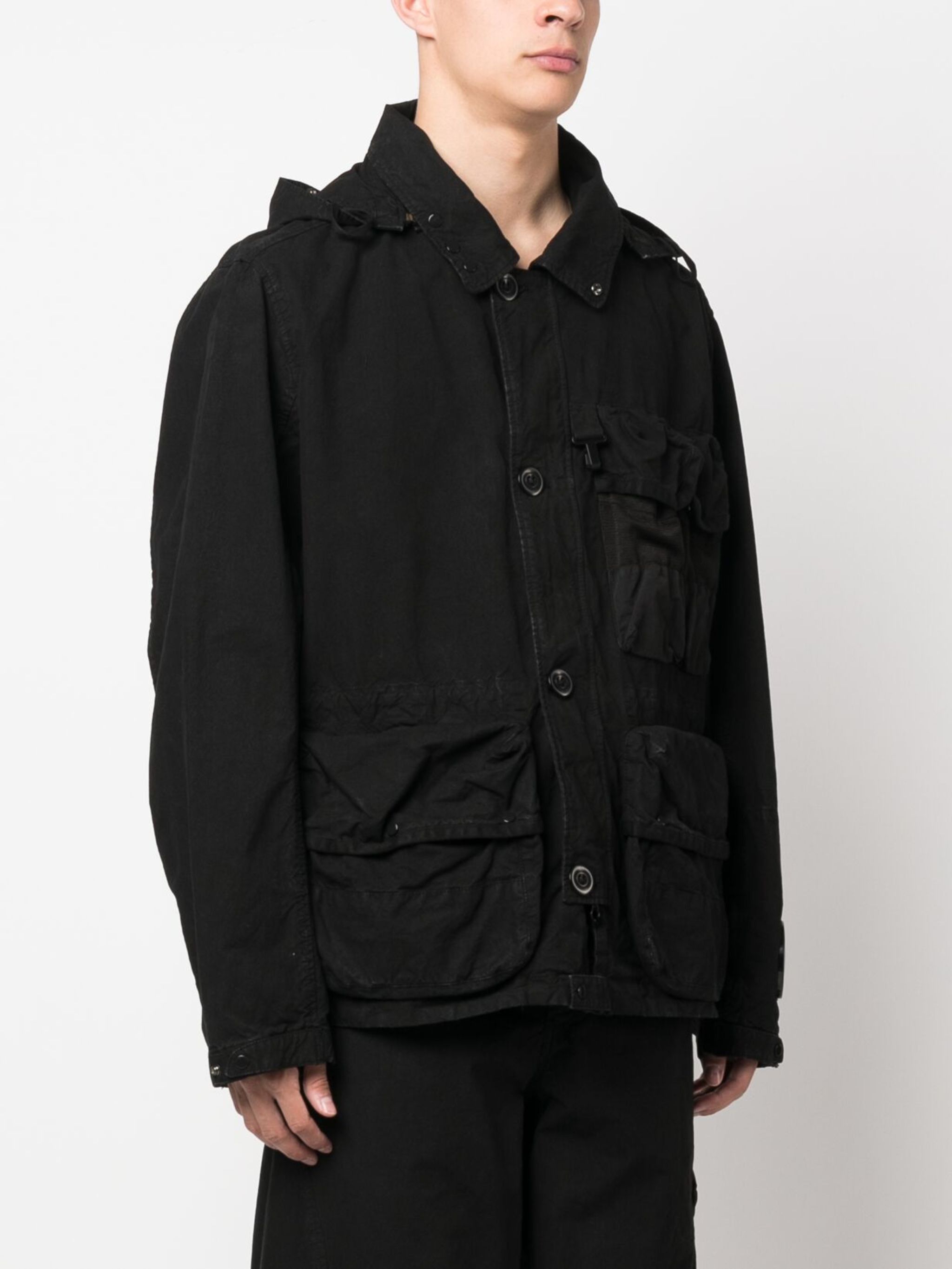 C.P. Company o1y1224 Detachable Hooded Jacket in Black Size US M / EU 48-50 / 2 - 3 Thumbnail