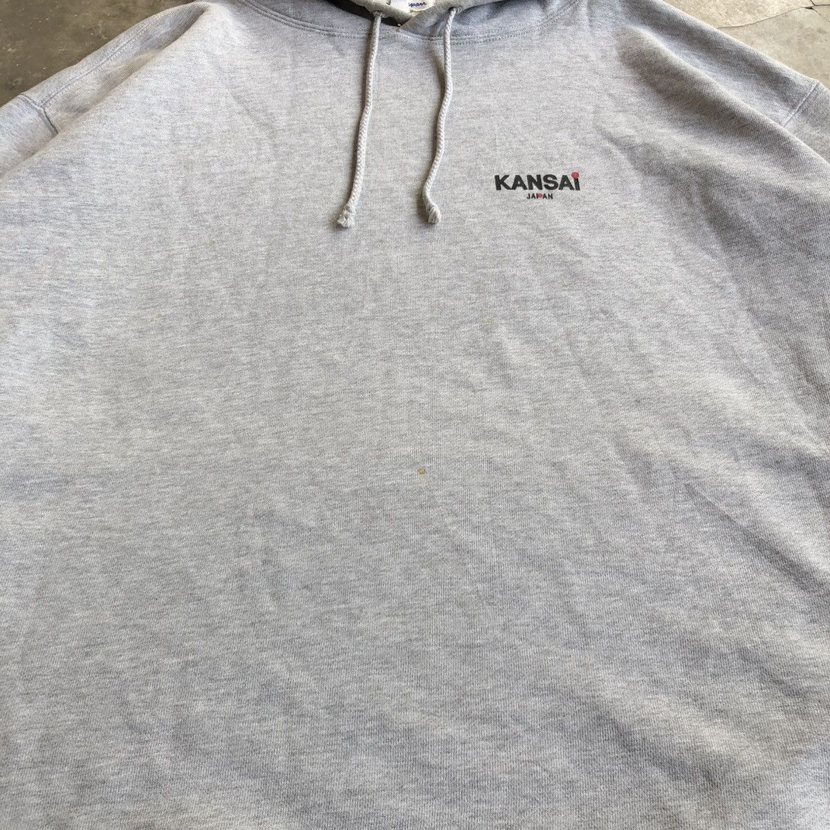 Kansai Yamamoto 🇯🇵 2000s Kansai Yamamoto Japan Big Logo Font Hoodie Grey Size US XXL / EU 58 / 5 - 7 Thumbnail