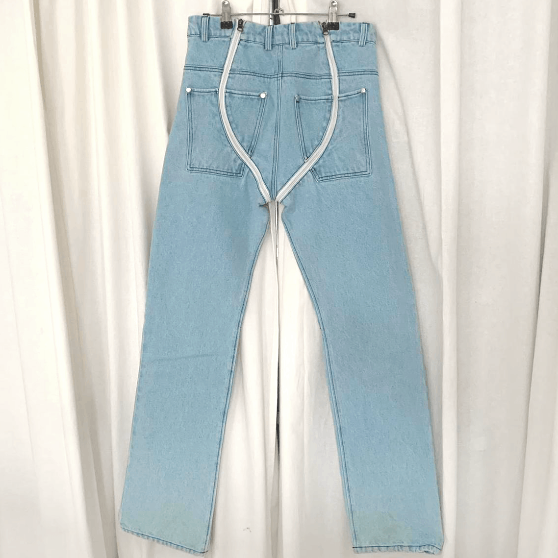 GmbH GMBH double zip straight leg jeans Size US 28 / EU 44 - 4 Thumbnail