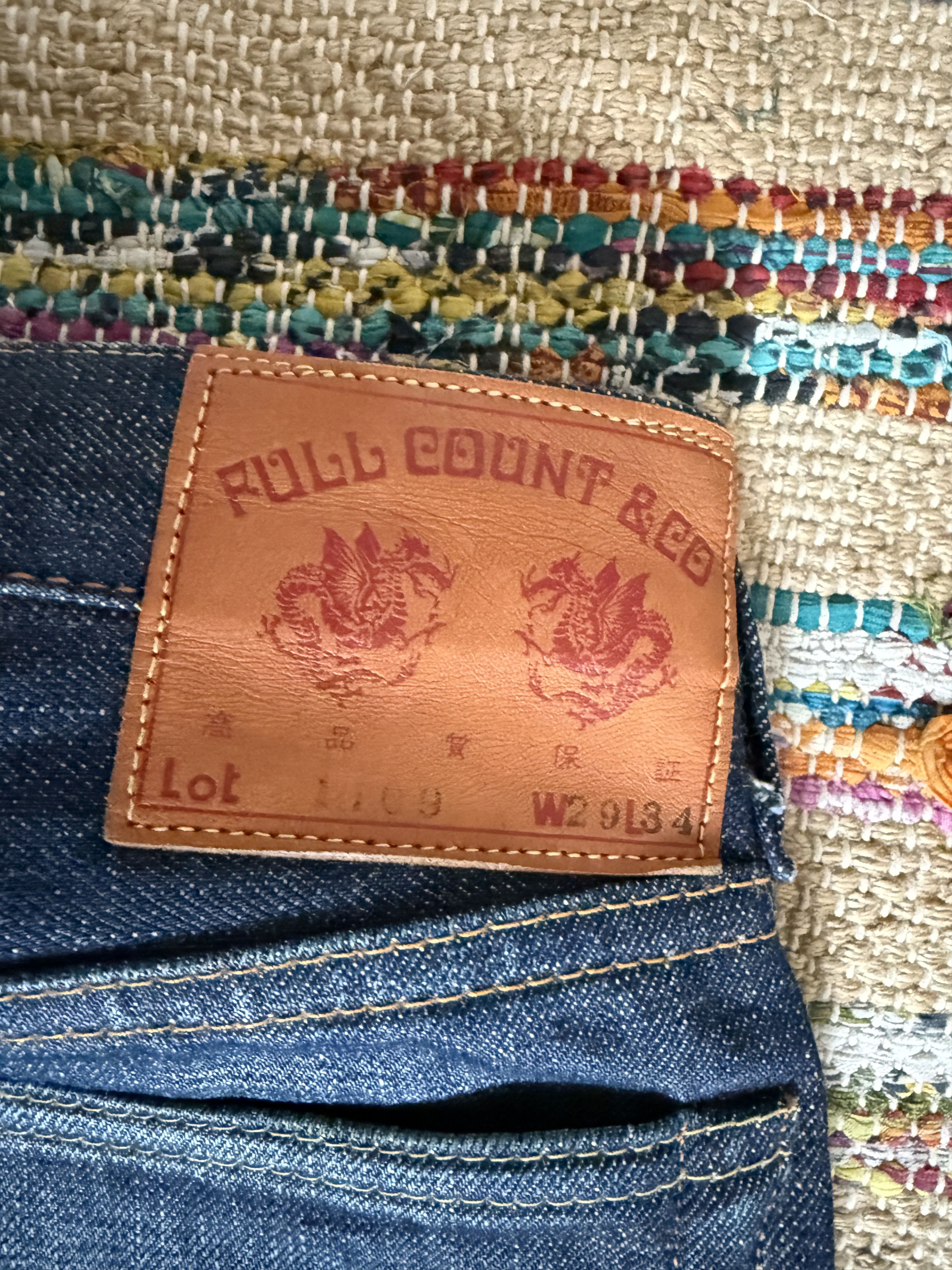 Full Count & Co. Full Count & Co Japanese selvedge denim — Lot 1109. Size US 29 - 2 Thumbnail