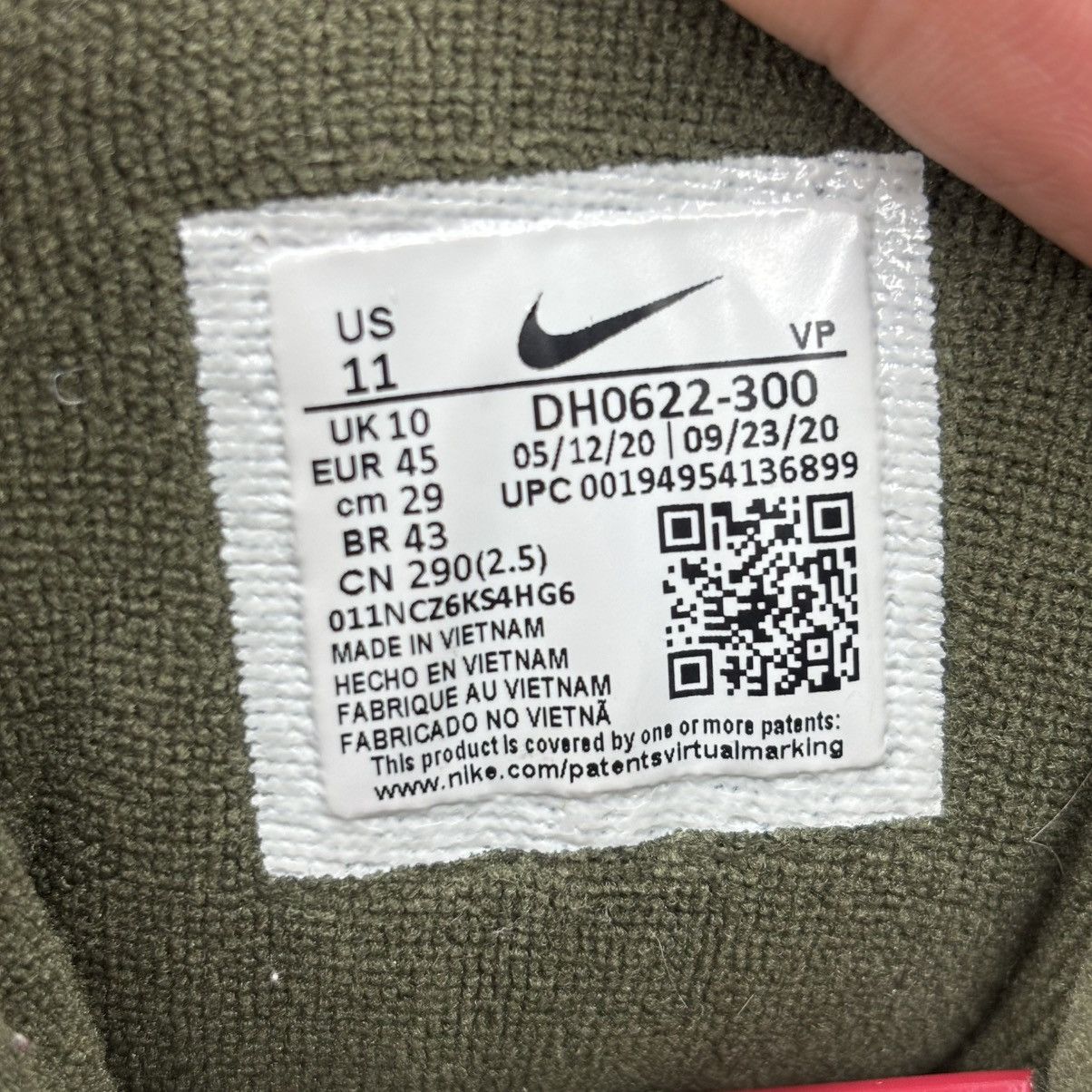 Nike Size 11 - Nike Air More Uptempo Cargo Khaki CLEAN WITH BOX Size US 11 / EU 44 - 8 Thumbnail