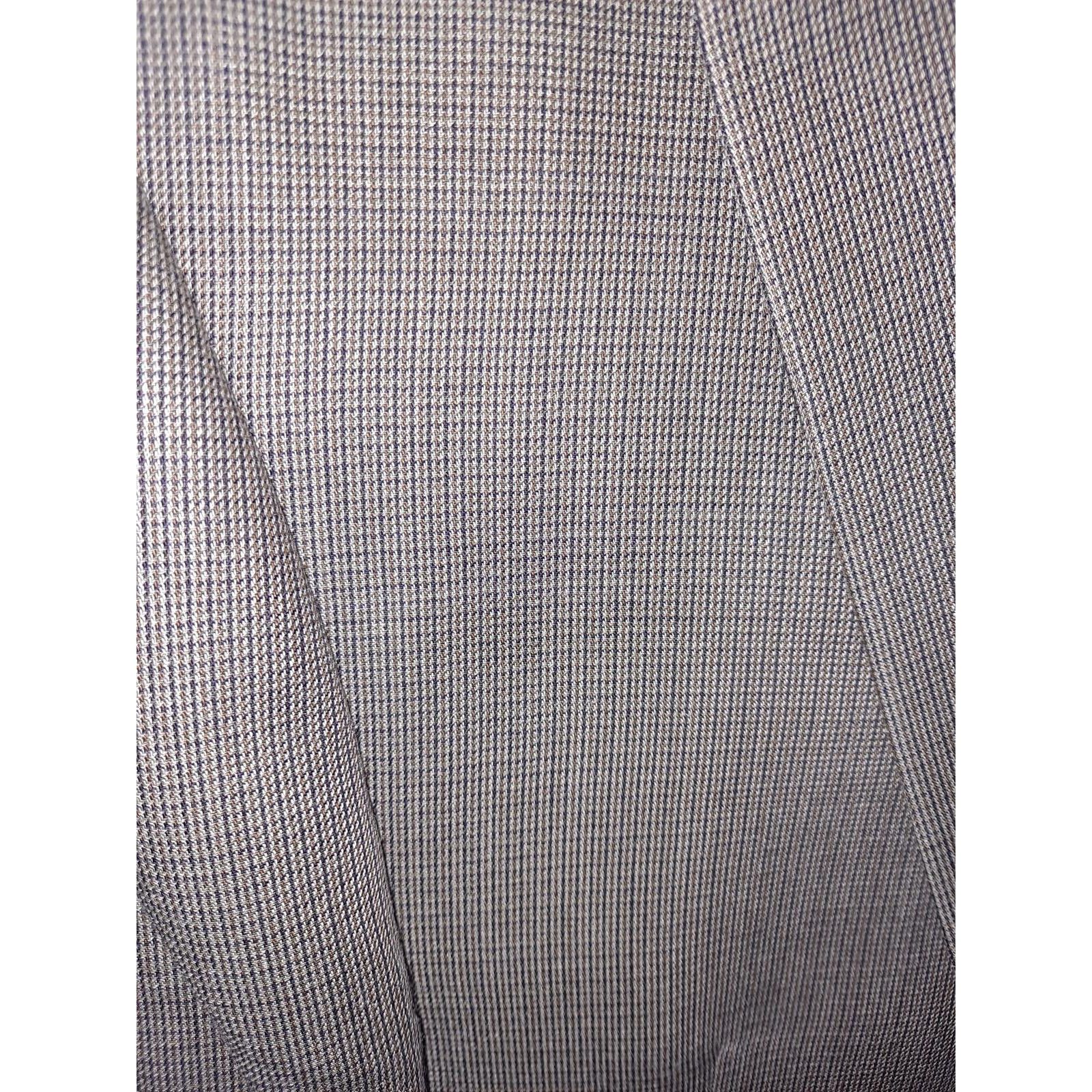 Lauren Ralph Lauren Lauren Ralph Lauren Tan Silk/Wool Tan Plaid Blazer Size 40R Size 40R - 7 Thumbnail