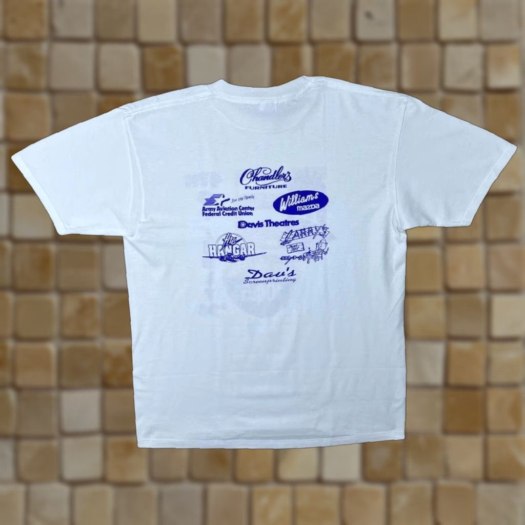 Jerzees VINTAGE Jerzees T-Shirt WXUS Ft. Rucker 100.5 Souvenir 4th Of July ‘96 Graphic White L Mens Size US L / EU 52-54 / 3 - 1 Thumbnail