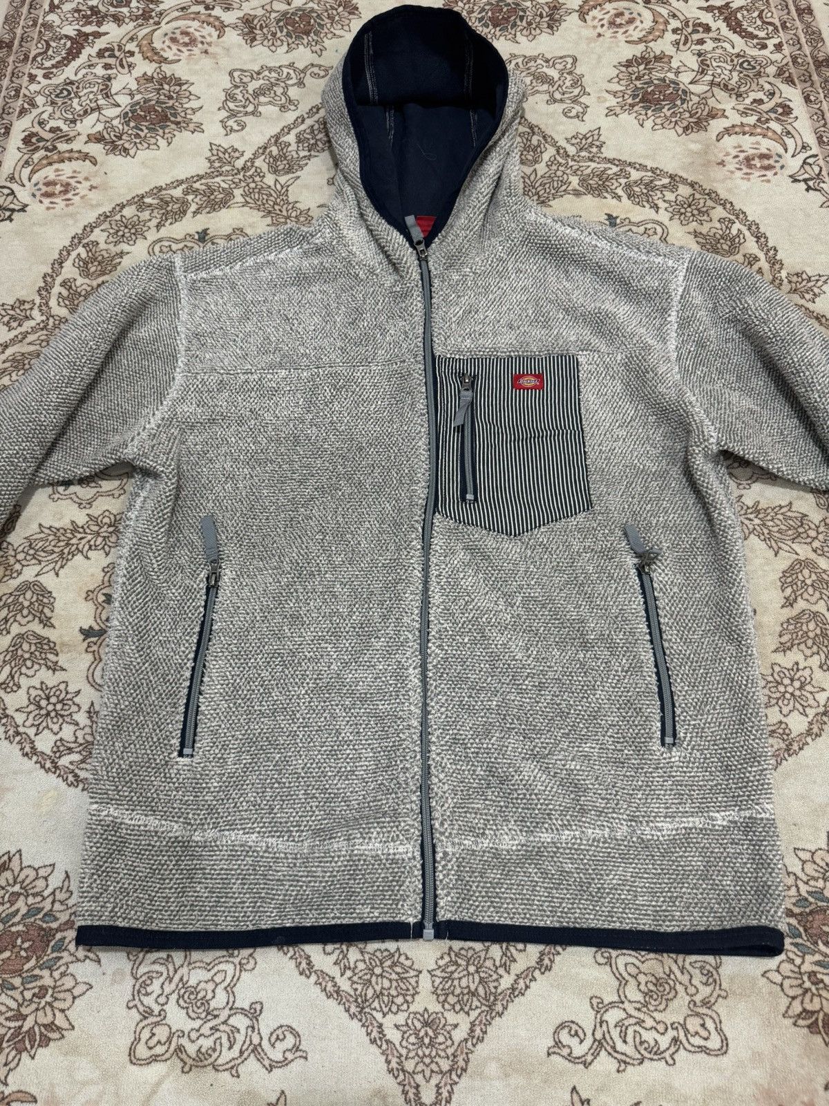 Dickies × Vintage Vintage Dickies Fleece Zipper Hoodie Size US L / EU 52-54 / 3 - 5 Thumbnail