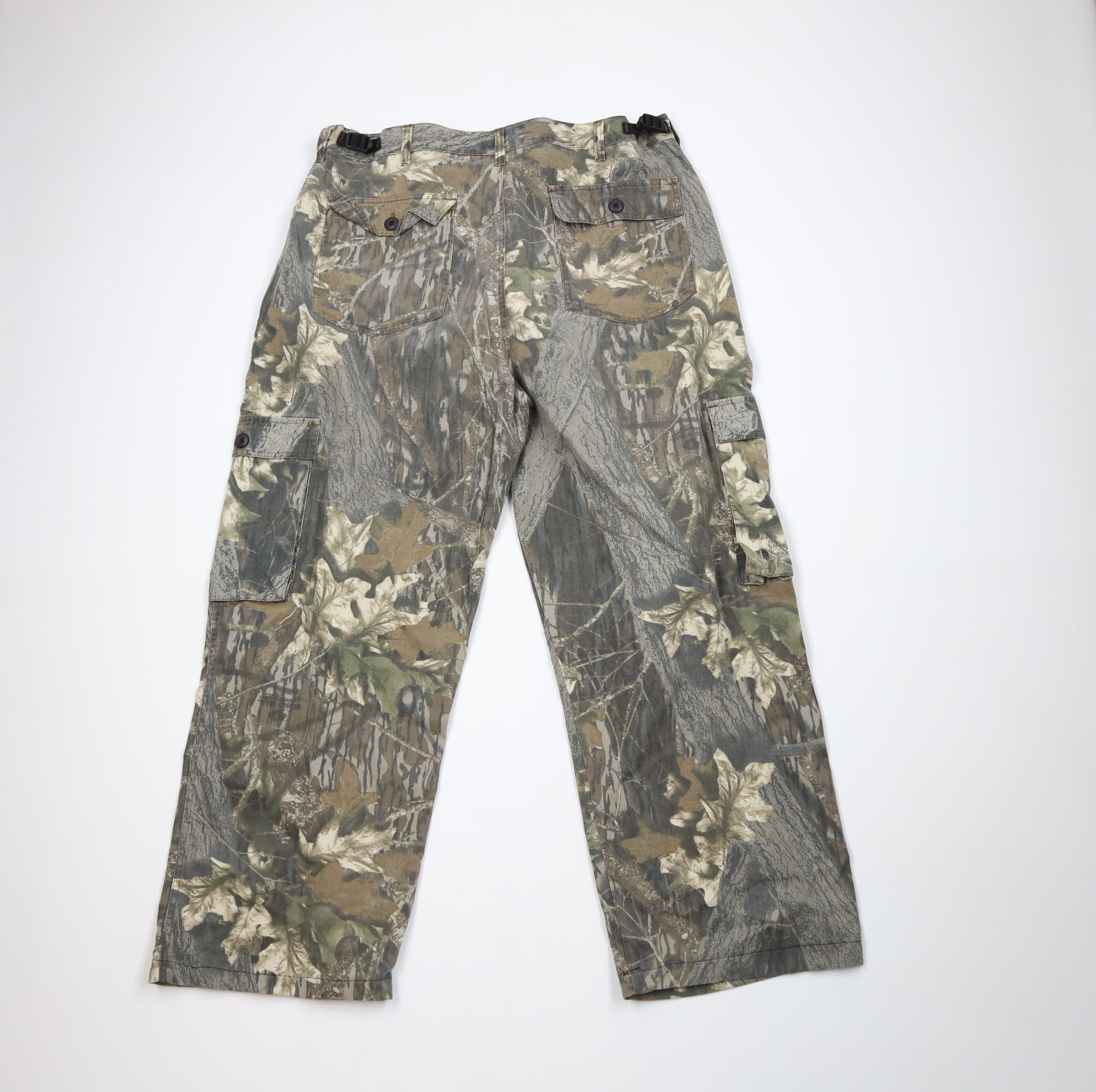Vintage Vintage 90s Streetwear Mossy Oak Camouflage Wide Leg Pants Size US 38 / EU 54 - 7 Thumbnail