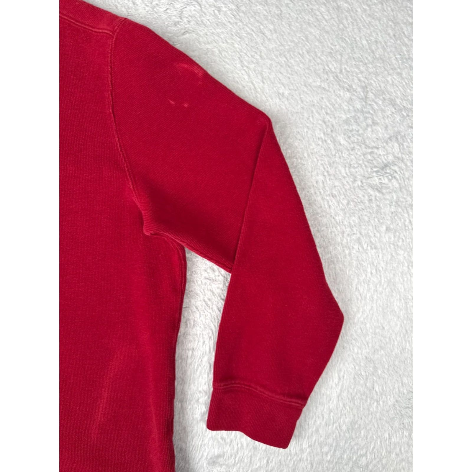 Polo Ralph Lauren Polo Ralph Lauren Sweater Shirt Men L Red 1/4 Zip Mock Neck Long Sleeve Cotton Knit Size US L / EU 52-54 / 3 - 2 Thumbnail