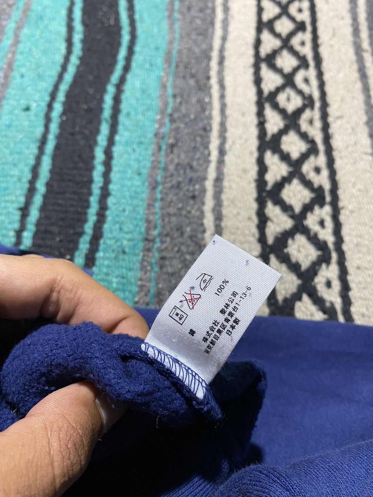 Blue Blue Japan × Vintage Vintage Blue Blue Indigo Dyed Hoodie Size US M / EU 48-50 / 2 - 7 Thumbnail