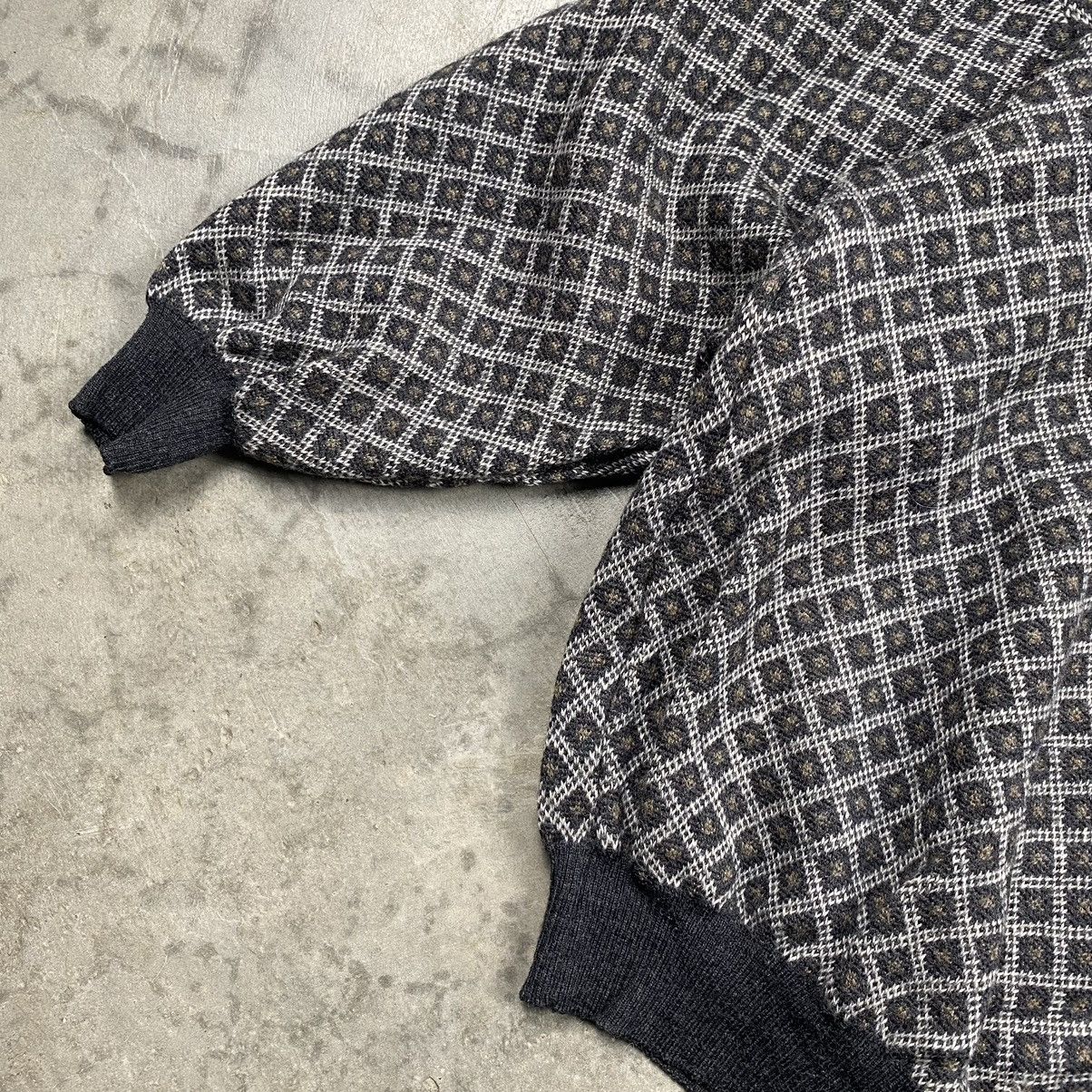 Alfani 90s Alfani Merino Wool Crop Halfbutton Sweaters Size M / US 6-8 / IT 42-44 - 4 Thumbnail