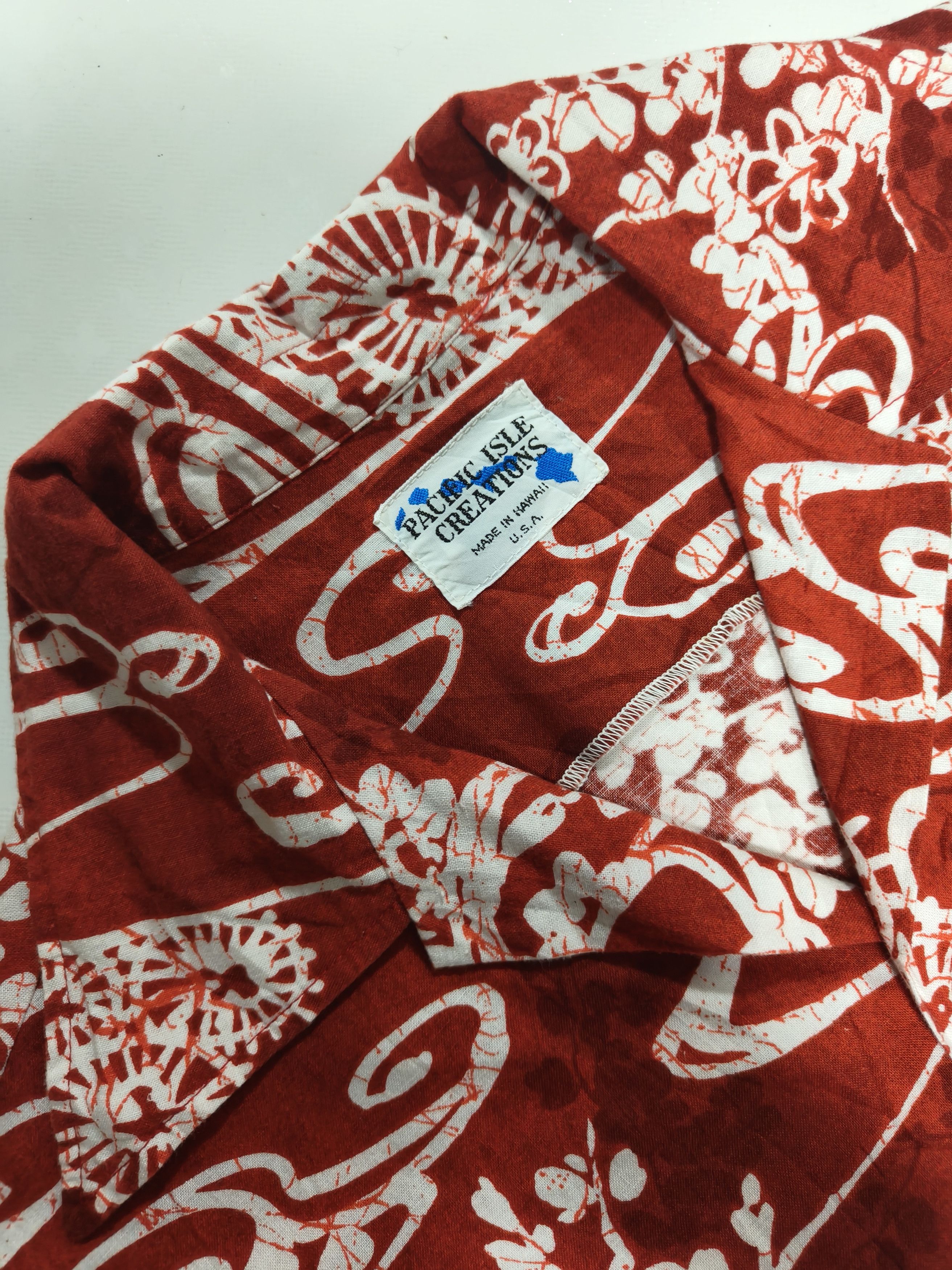 Vintage PACIFIC ISLE CREATION HAWAIIAN SHIRT Size US XS / EU 42 / 0 - 3 Thumbnail