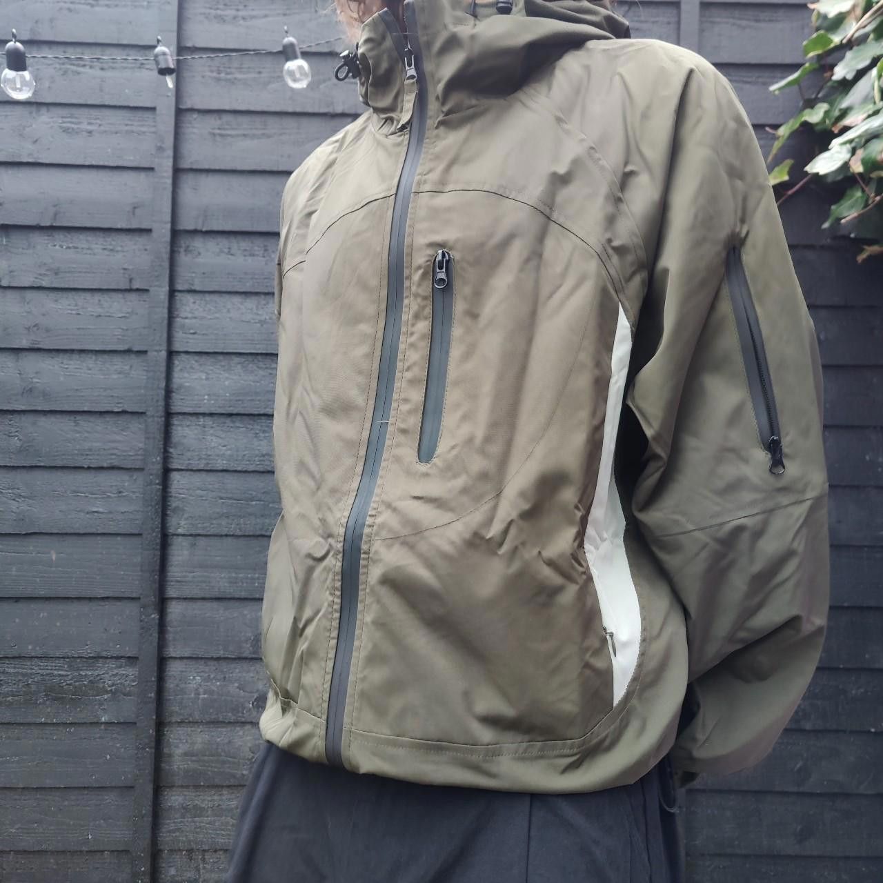 Other Green Panelled Waterproof Teflon Zip Jacket Size US M / EU 48-50 / 2 - 3 Thumbnail