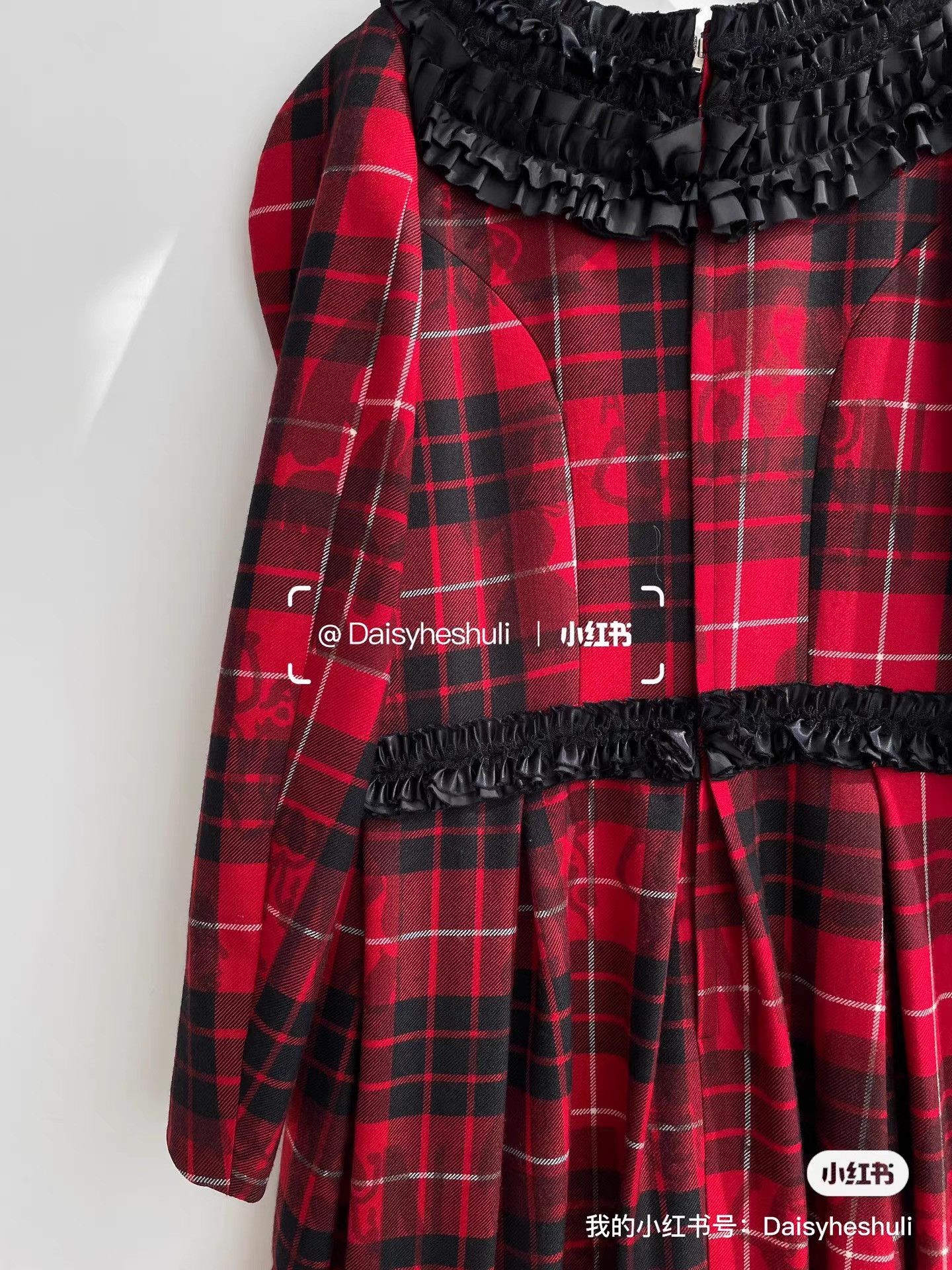 Comme des Garcons Comme des Garçons CDG Main Line Runway Lace Plaid Dress Ｑ24 Size S / US 4 / IT 40 - 5 Thumbnail