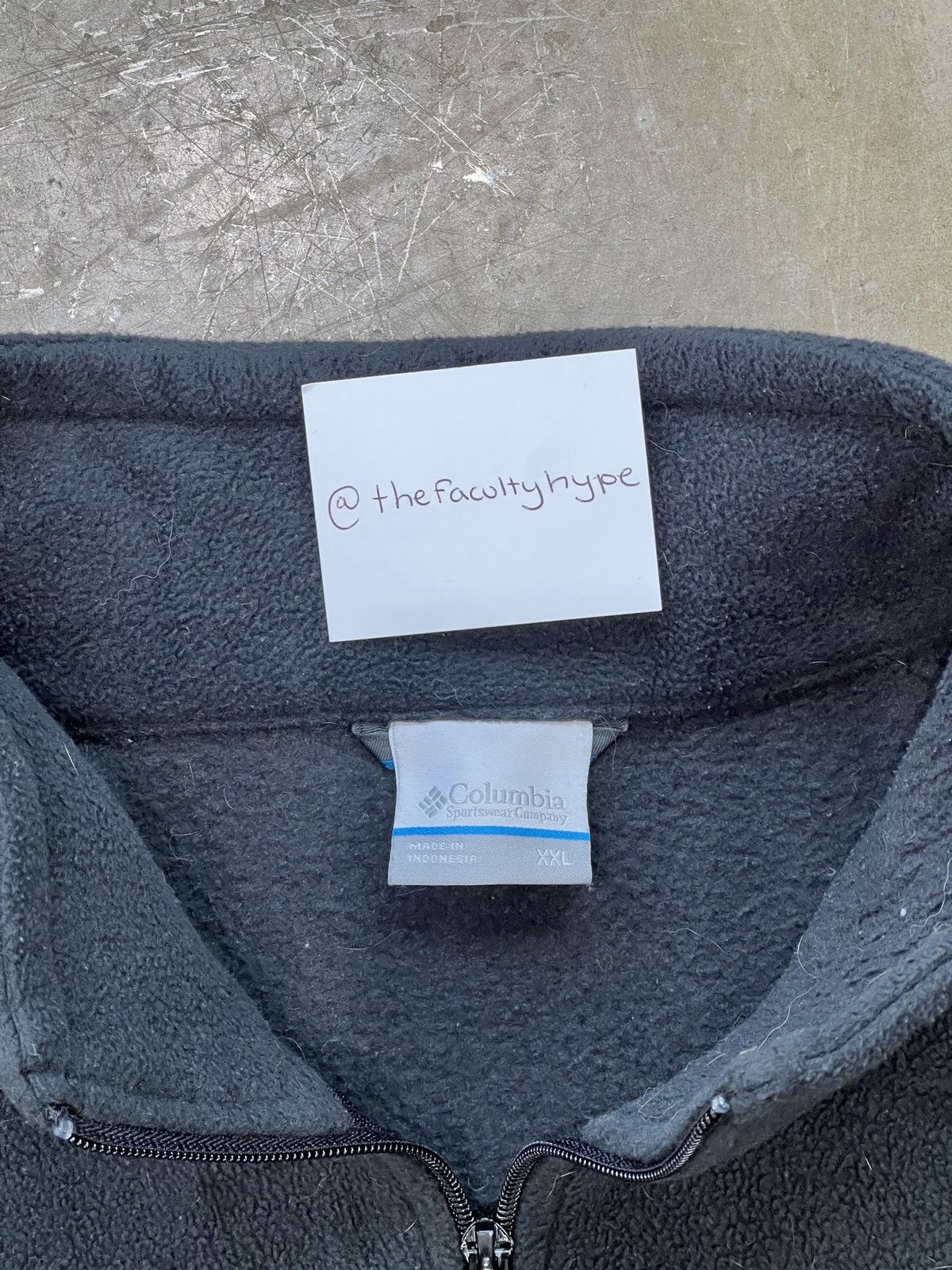 Columbia × Vintage Columbia Fleece Full Zip Jacket 2XL Size US L / EU 52-54 / 3 - 3 Thumbnail