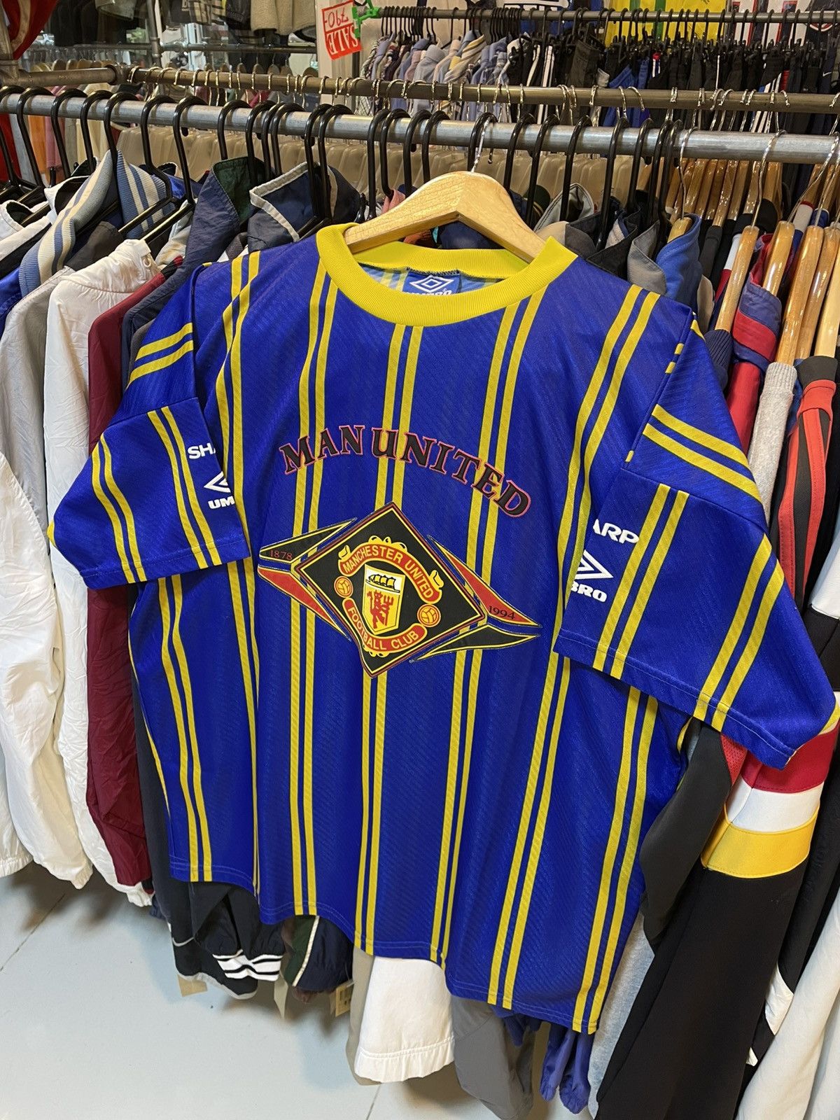 Umbro Vintage 1994 Manchester United Training Kit Size US M / EU 48-50 / 2 - 1 Thumbnail