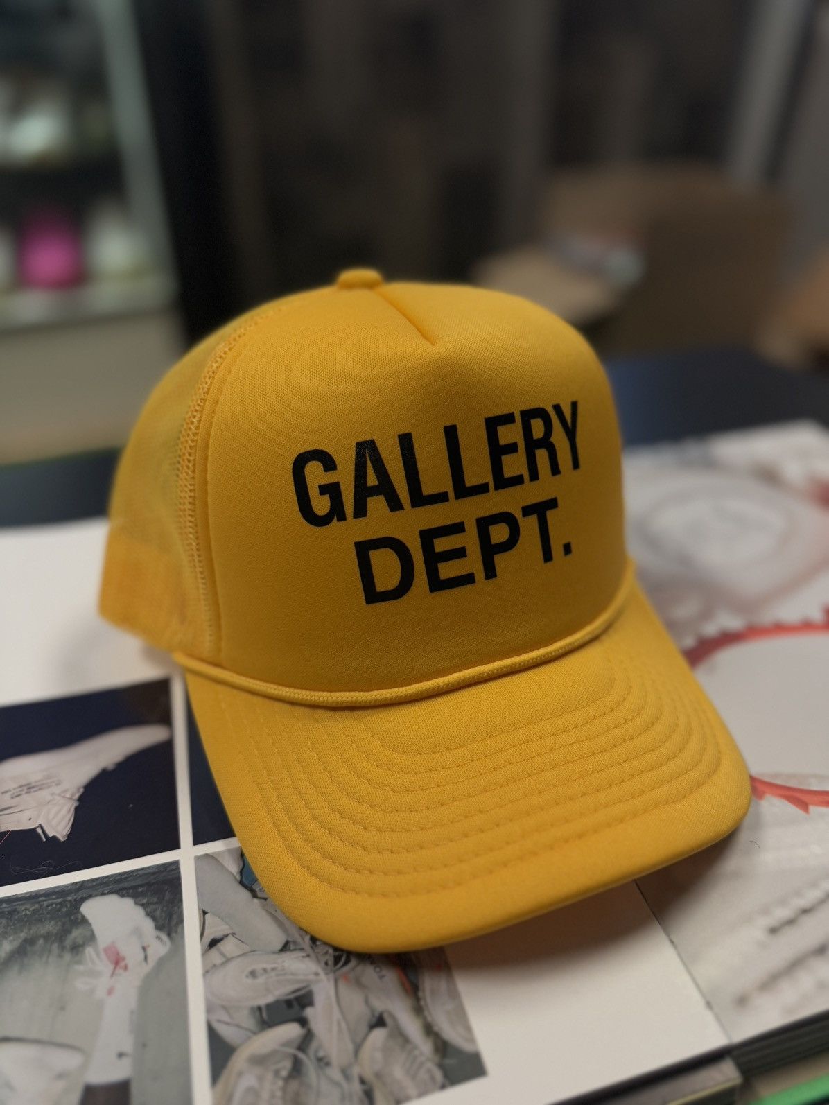 Gallery Dept. Gallery DEPT Logo Hat Yellow Adjustable (NEW) Size ONE SIZE - 4 Thumbnail
