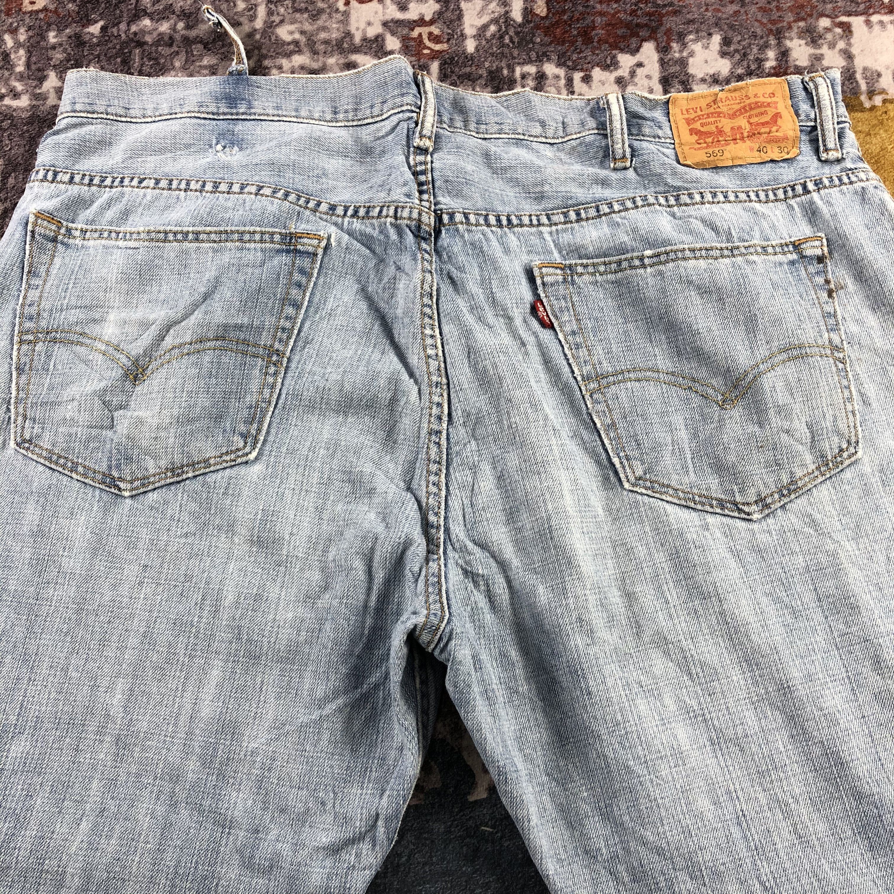 Levi's × Vintage Vintage Blue Wash Levis 569 Jeans-JM2983 Size US 42 / EU 58 - 5 Thumbnail