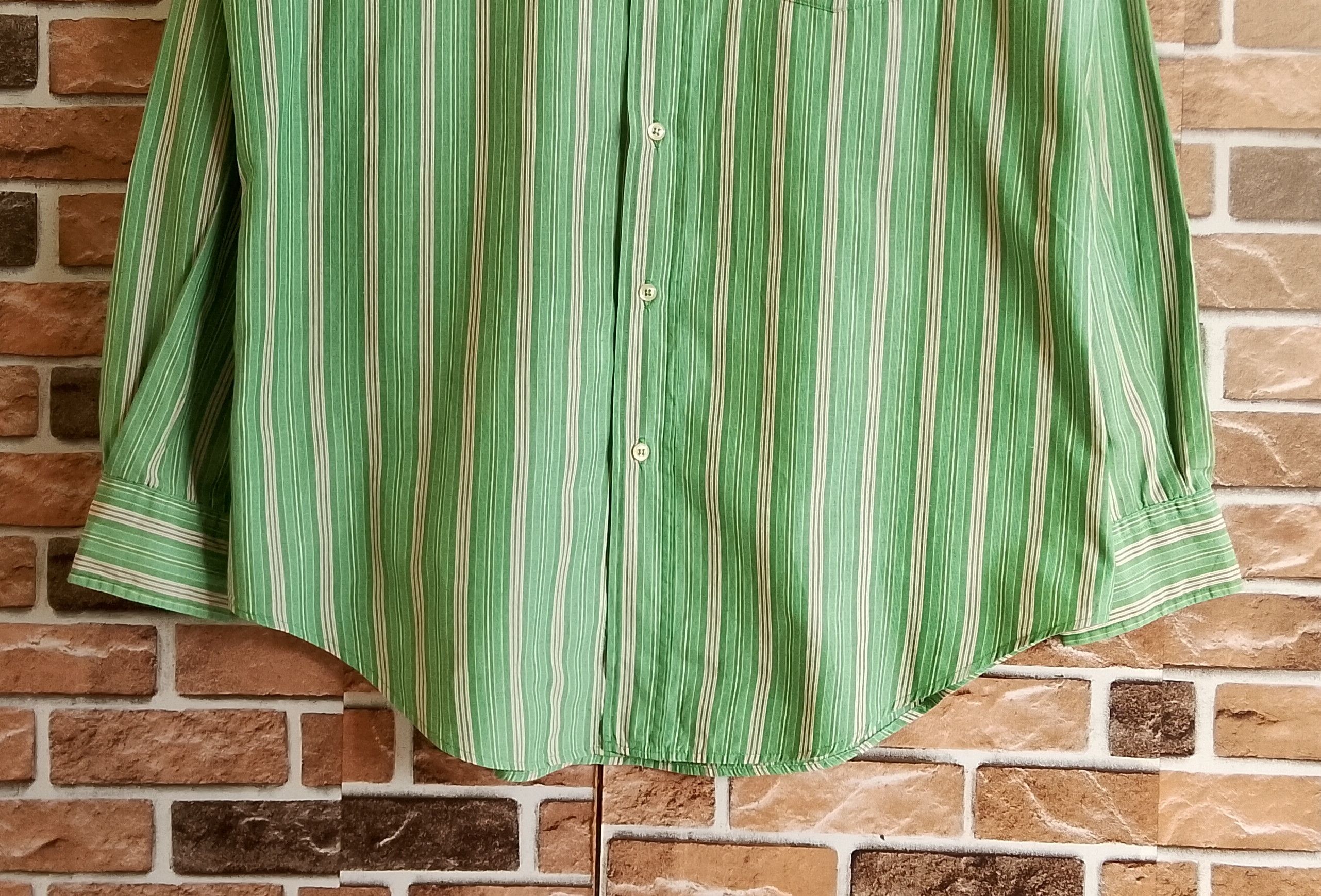 United Colors Of Benetton Striped Cotton Long Sleeve Shirt Size US M / EU 48-50 / 2 - 4 Thumbnail