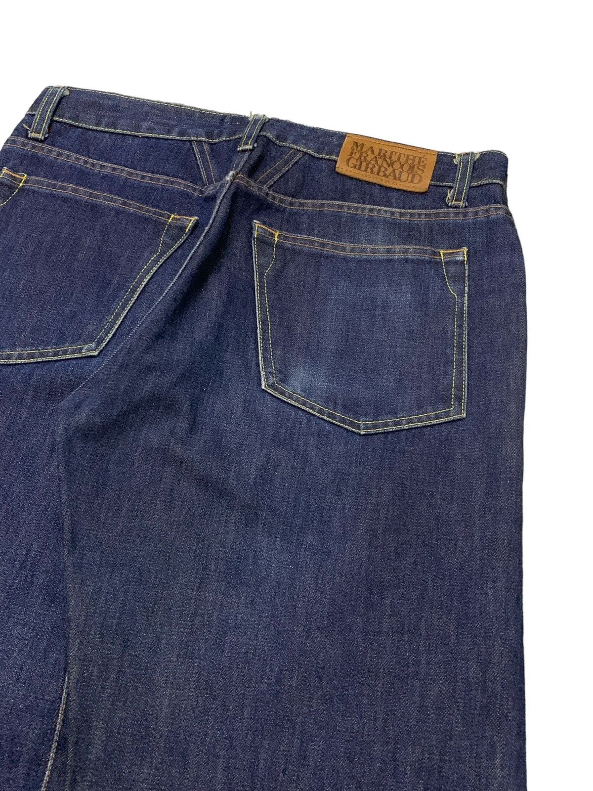 Marithe + Francois Girbaud × Pelle Pelle Marithe Francois Girbaud Raw Baggy Loose Jeans Size US 30 / EU 46 - 13 Thumbnail