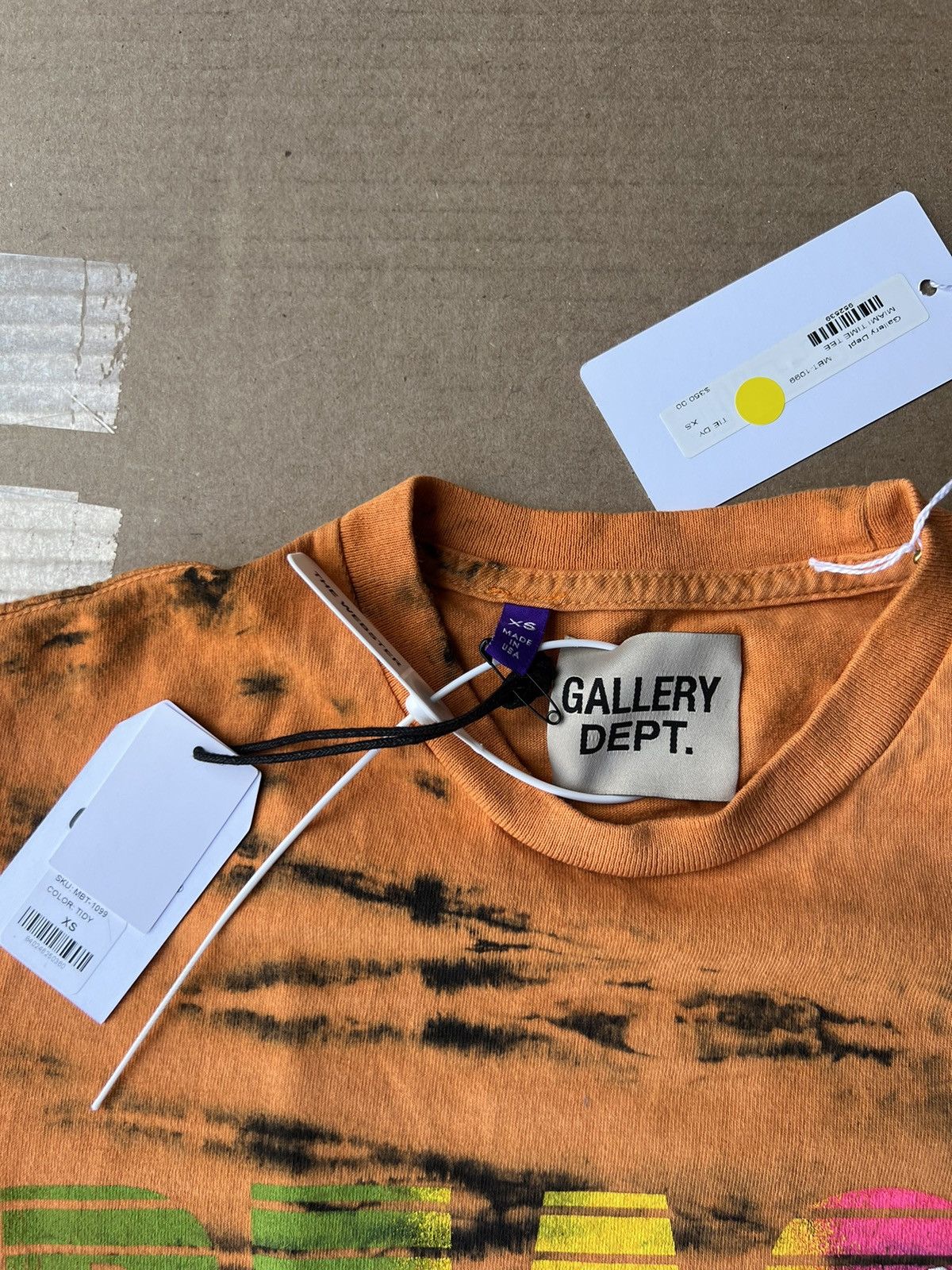Gallery Dept. Gallery Dept. Miami Beach Time Tie Dye Tee Size US XS / EU 42 / 0 - 4 Thumbnail