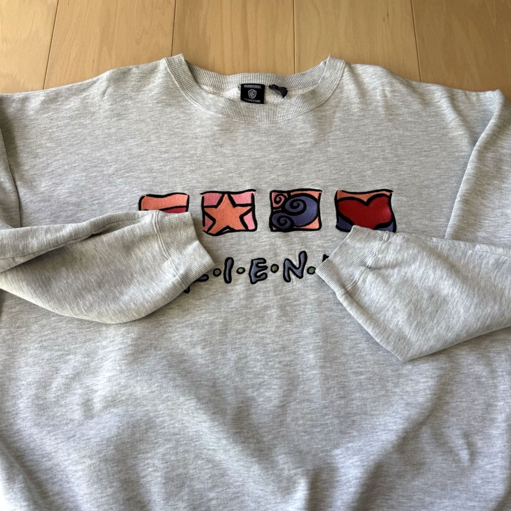 Vintage VINTAGE Friends Sweatshirt 2XL Blue Crew Neck Pullover Size US XXL / EU 58 / 5 - 4 Thumbnail