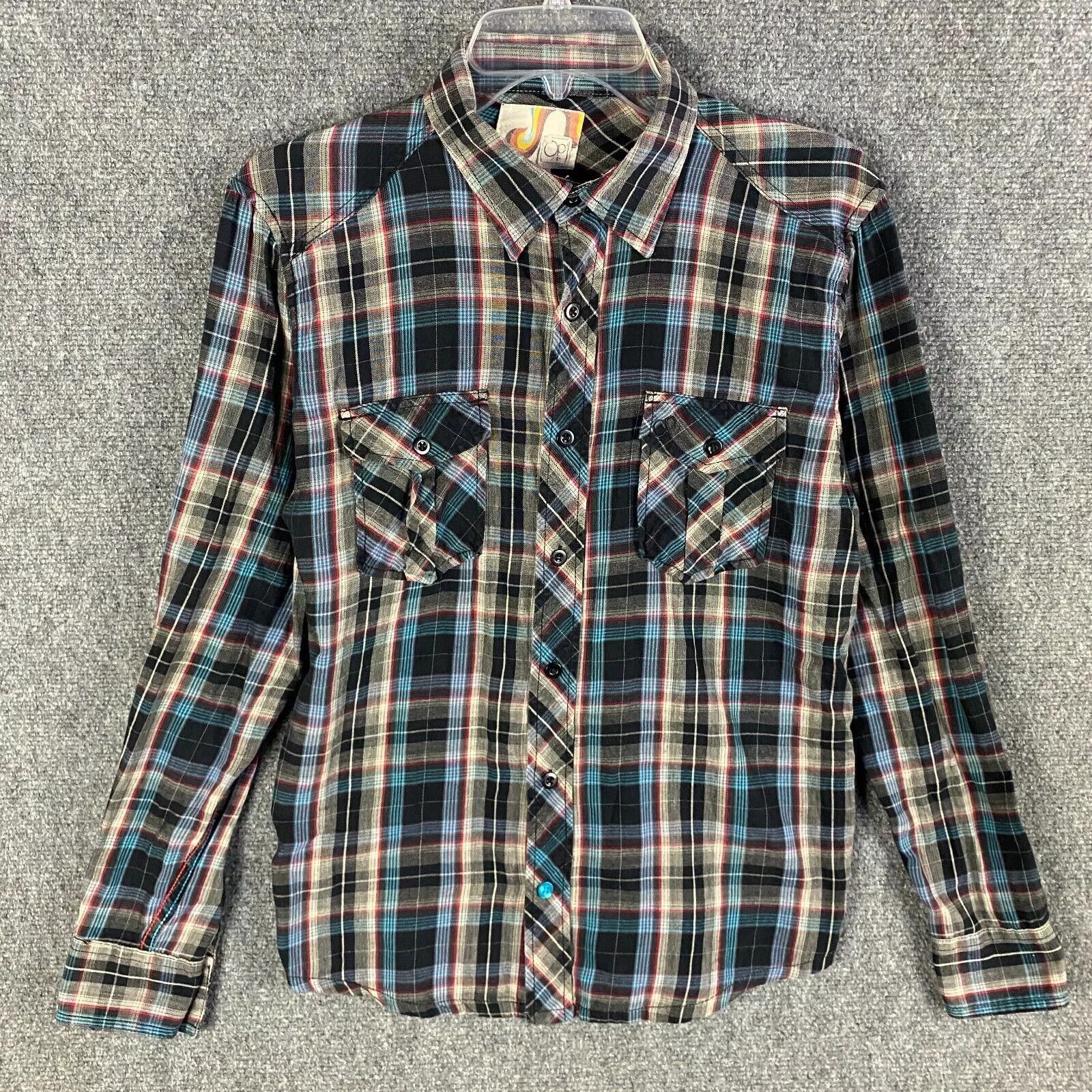 Other OP Button Up Shirt Men's Small 34-36 Long Sleeve Plaid S Size US S / EU 44-46 / 1 - 1 Thumbnail