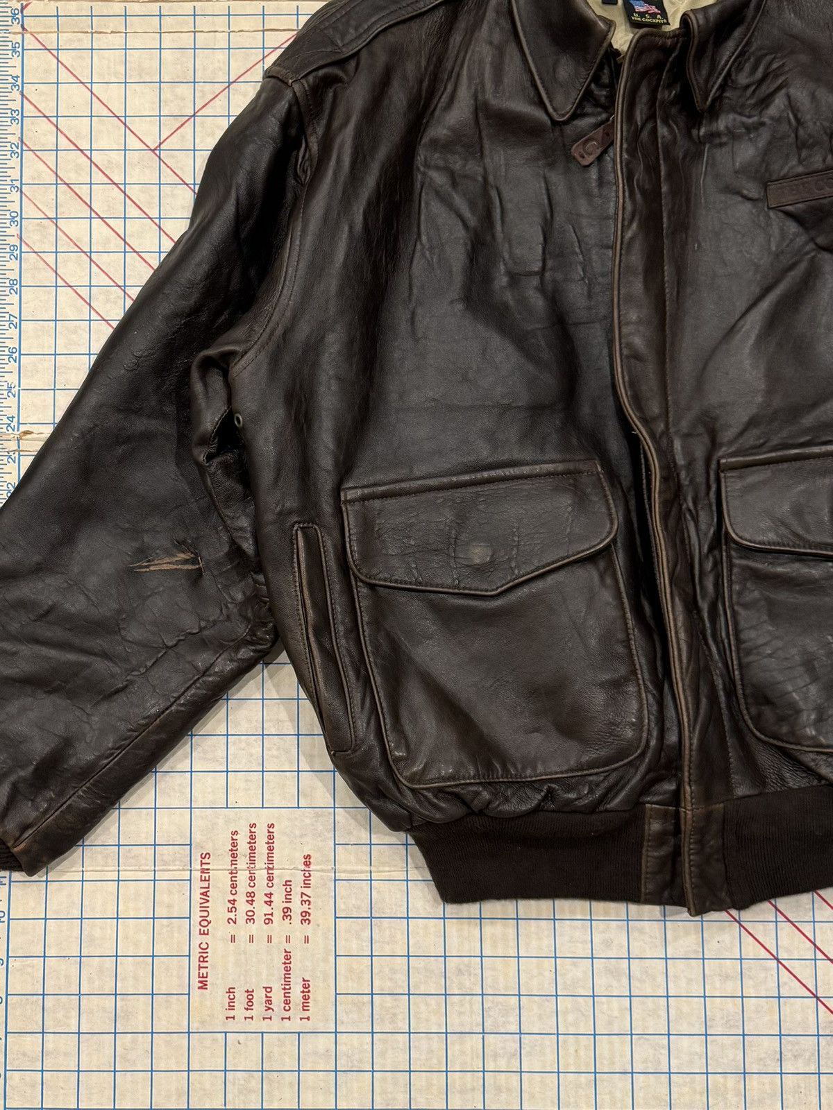 Cockpit USA The Cockpit Las Vegas Lady Type A-2 Leather Bomber Large Size US L / EU 52-54 / 3 - 9 Thumbnail
