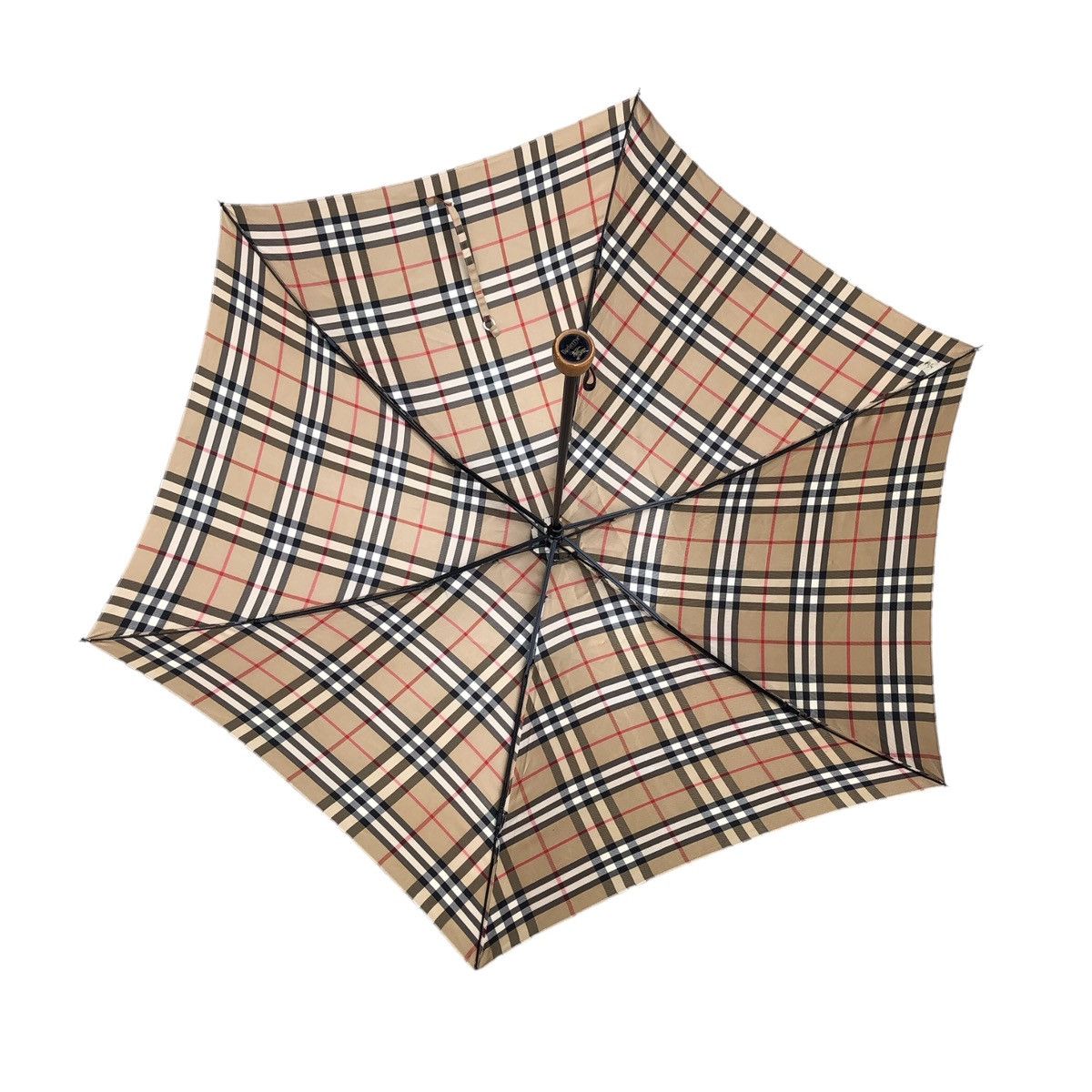 Burberry Burberry's Checked Novacheck Waterproof Folding Umbrella Size ONE SIZE - 5 Thumbnail