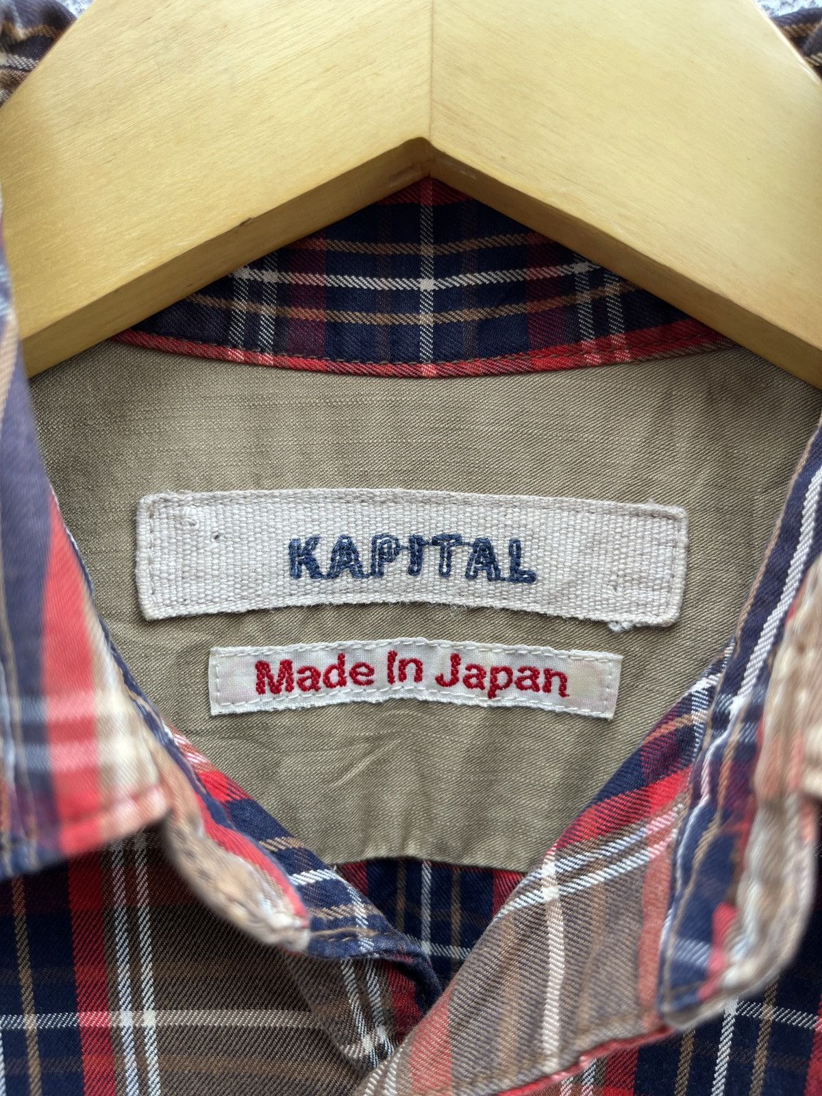 Kapital Kapital Plaid Button Up Shirt Size US S / EU 44-46 / 1 - 6 Thumbnail